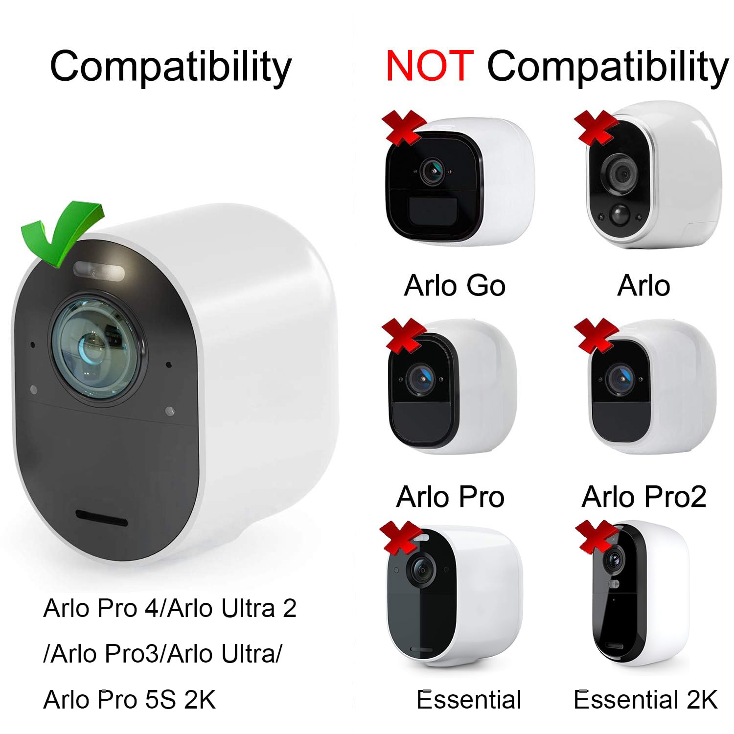 Uogw 3Pack 25Ft Outdoor Magnetic Charging Cable For Arlo Pro 4/Arlo Ultra 2/Arlo Pro3/Arlo Ultra/Arlo Pro 5S 2K/Go 2 Camera,Powe