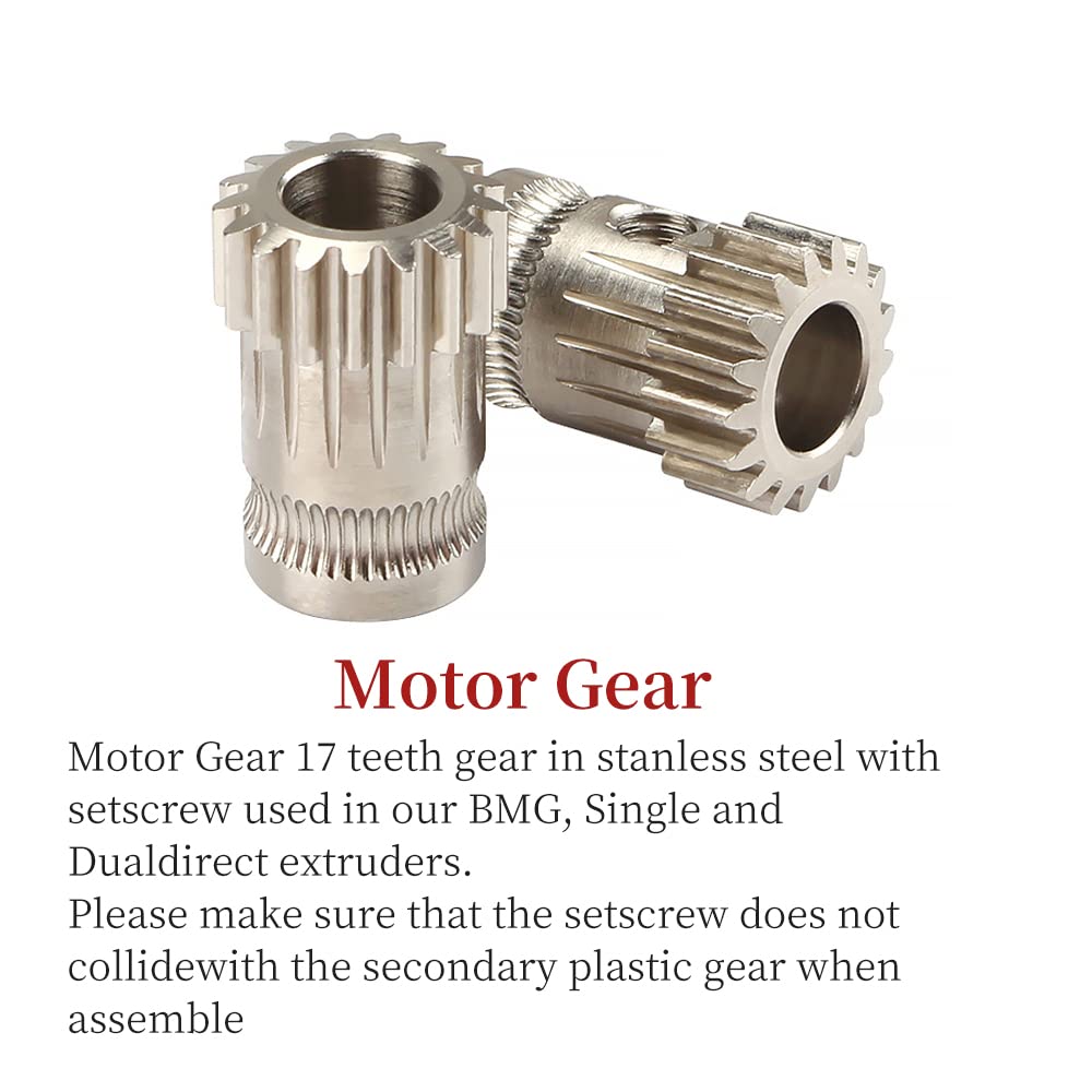 3D Printer Accessories Voron 2.4 Extruder Dual Gear Hardware Kit Compatible With Voron 2.4 Bmg Extruder Kit..