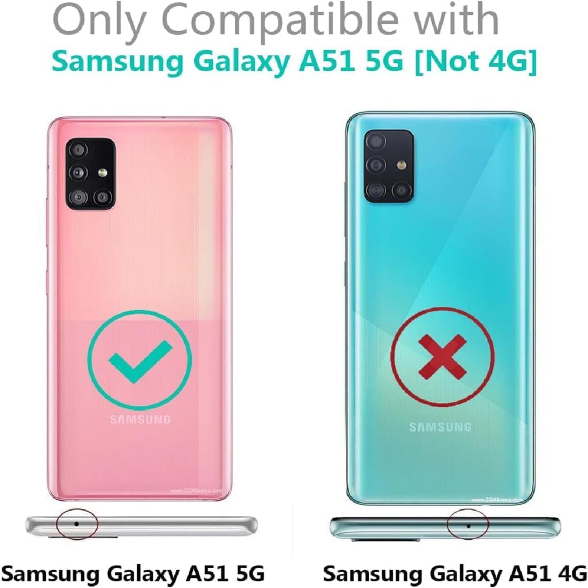 Leleyun Case For Samsung Galaxy A51 5G, Retro Oil Painting Printed Flower Cute Pattern With Glitter Gem Phone Cover Durable Tpu