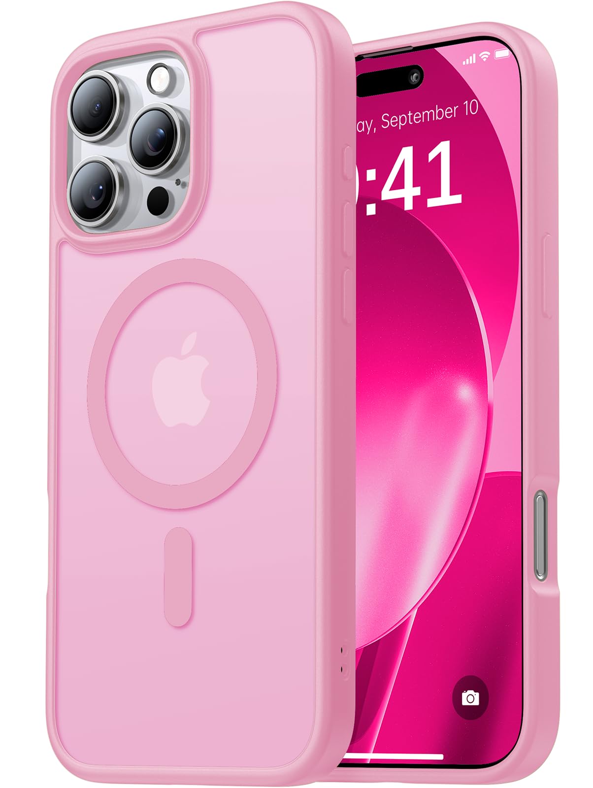 Aulofe Magnetic Shockproof For Iphone 16 Pro Max Case, Skin Friendly[Compatible With Magsafe] [Military Grade Drop Protection] S