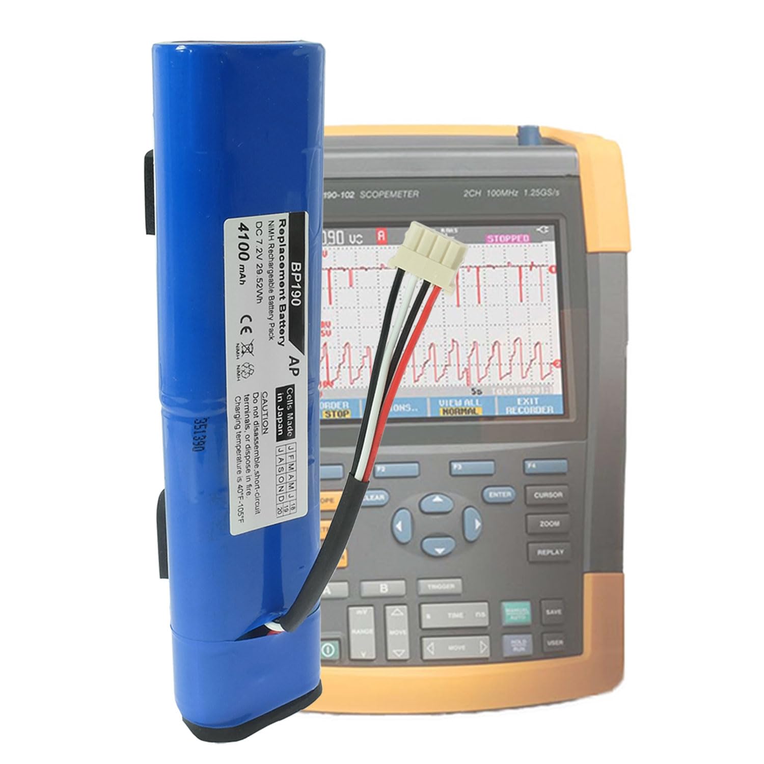 Artisan Power Replacement Bp190 Battery For Fluke Scopemeter 190 And 190C Series. 4100 Mah