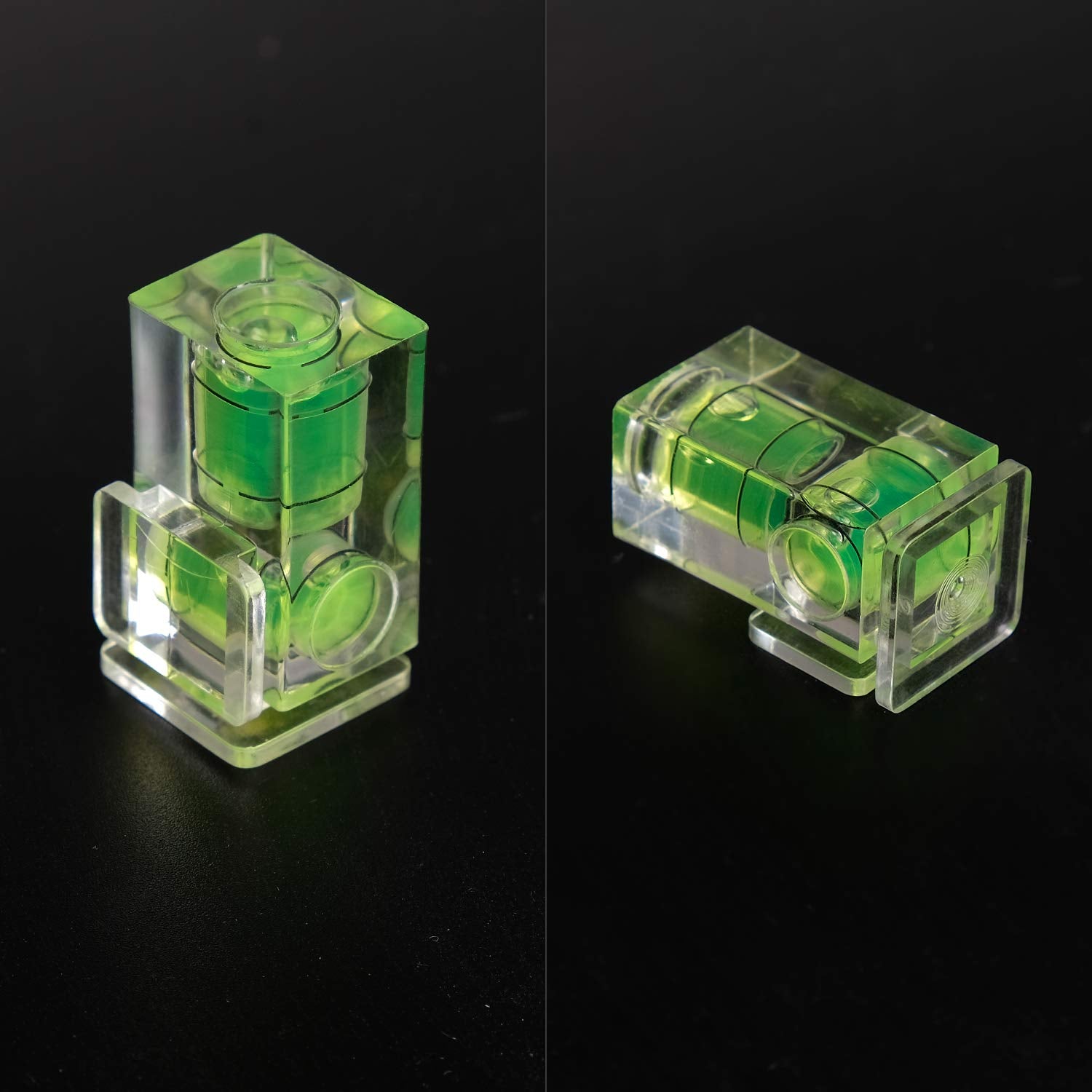 Anwenk Hot Shoe Level Camera Bubble Level Hot Shoe Spirit Level Hot Shoe Cover (Includes 3 Axis Bubble Level, 2 Axis Bubble Leve