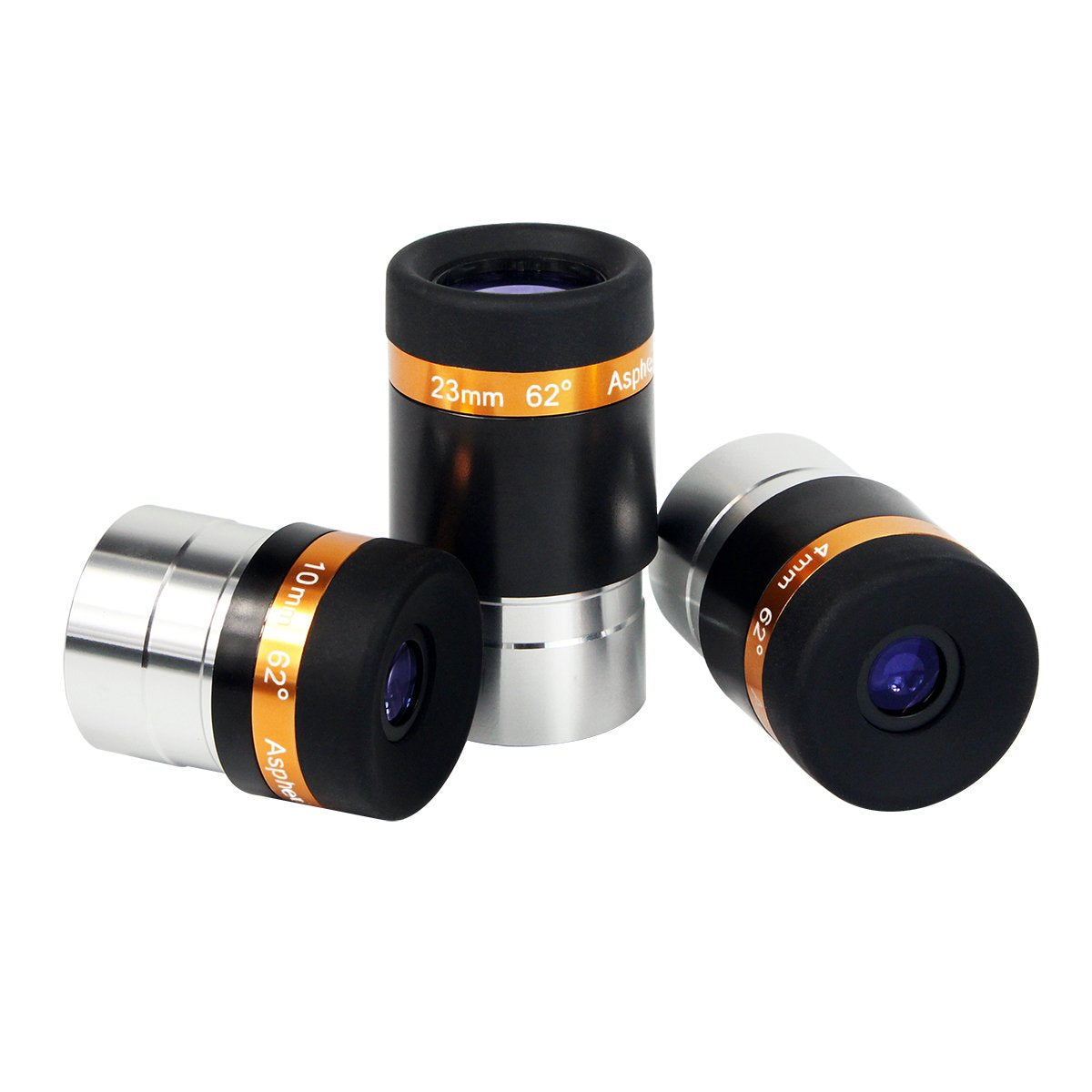 SVBONY Telescope Lens 4mm 10mm 23mm Telescope Eyepieces Fully Coated Lens Telescope Accessories Kit Wide Angle for 1.25 inches A