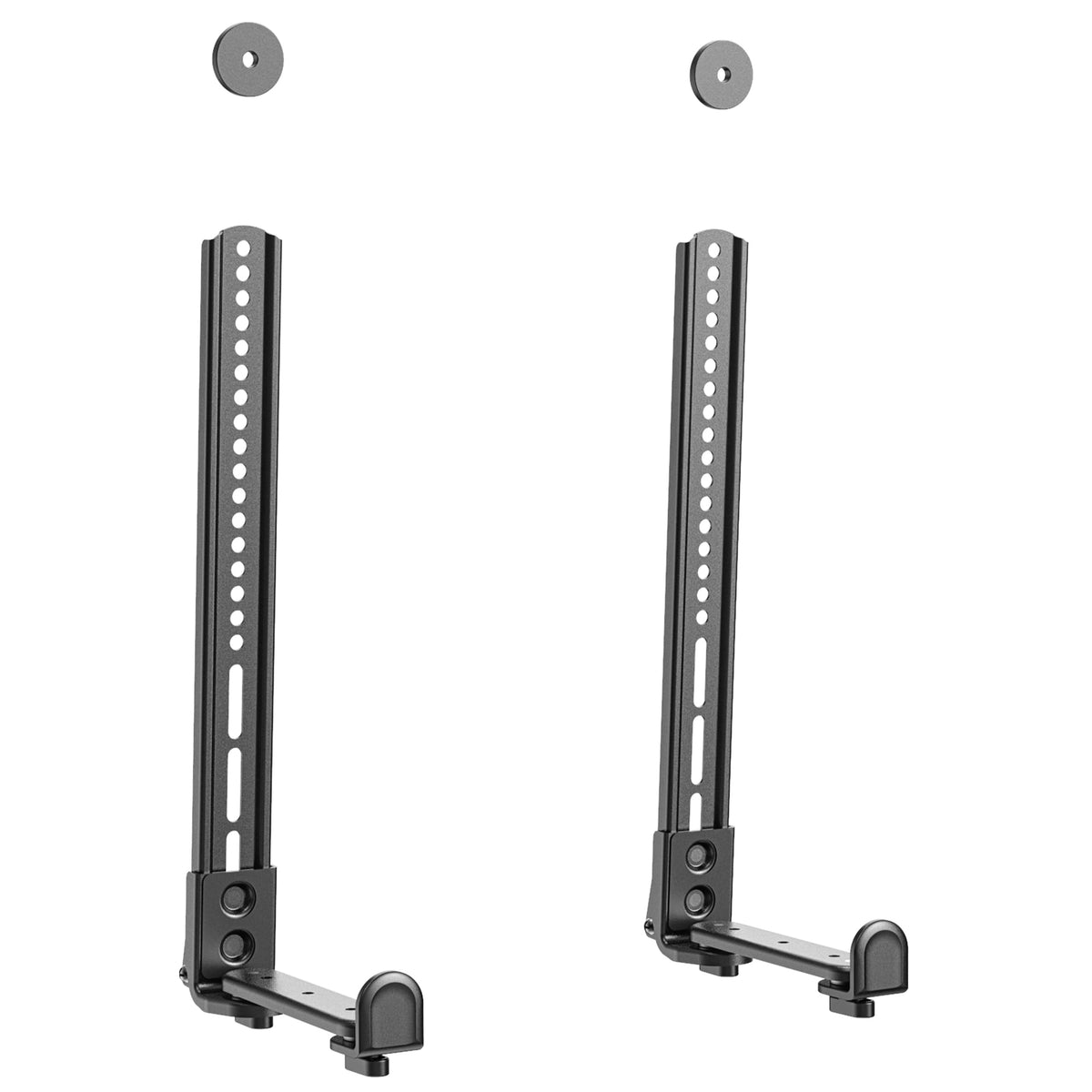 Soundbar Mount Mounting Bracket Under Or Above Tv,Universal Sound Bar Mounts With Non-Slip Base For 1.6''-7.2'' Depth Sound Bar,