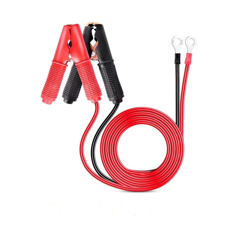 Nilight   Ga Acc 01 2 Pcs 30A Alligator Clips Booster Jumper Cable For Car Battery Charging Charger, 6 Mm Copper Terminal