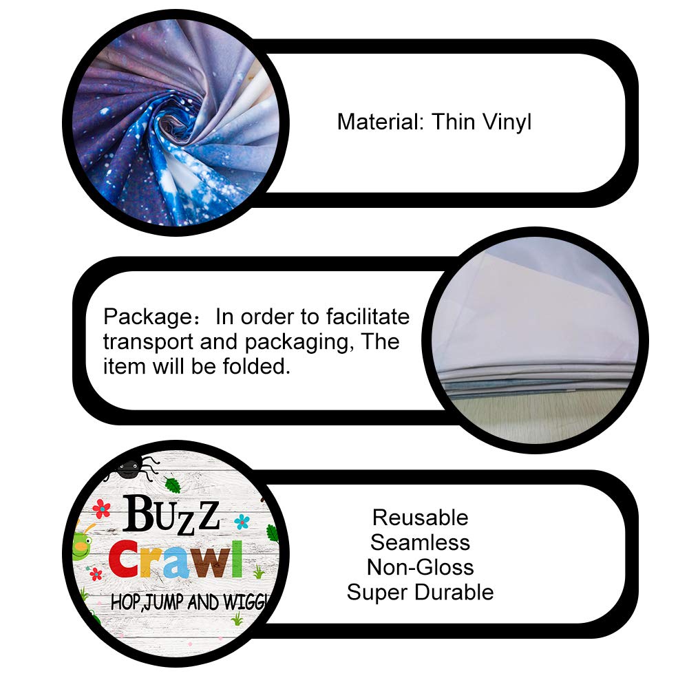 Phmojen 7X5Ft Buzz Crawl Insect Backdrop, Vinyl Hunt Bugs Baby Shower Theme Birthday Party Photography Background, Studio Props