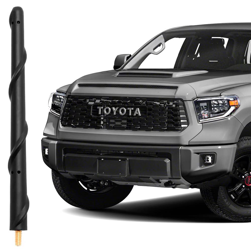 Basiker Antenna For Toyota Tundra Tacoma Fj Cruiser 1995 2025, Toyota Tundra Tacoma Accessories, 7 Inch Short Toyota Tundra Tacoma Antenna Replacement Upgrade Car Am Fm Radio Reception
