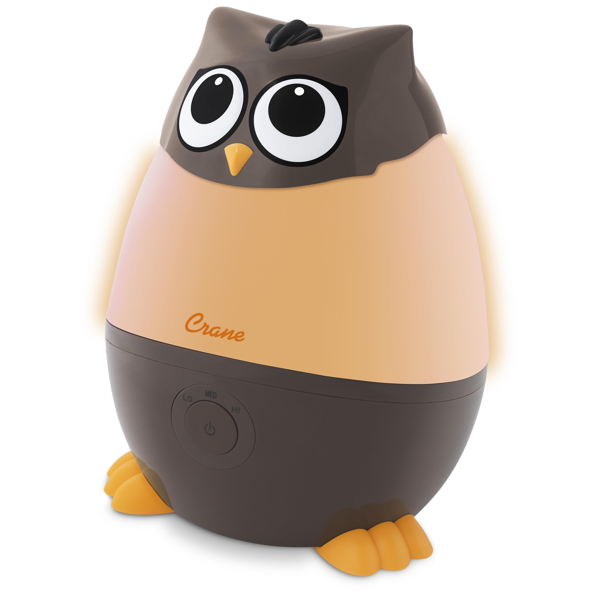 Crane Adorables Ultrasonic Mini Humidifiers For Bedroom And Baby Nursery, 5 Gallon Cool Mist Air Humidifier For Large Room Or Ki