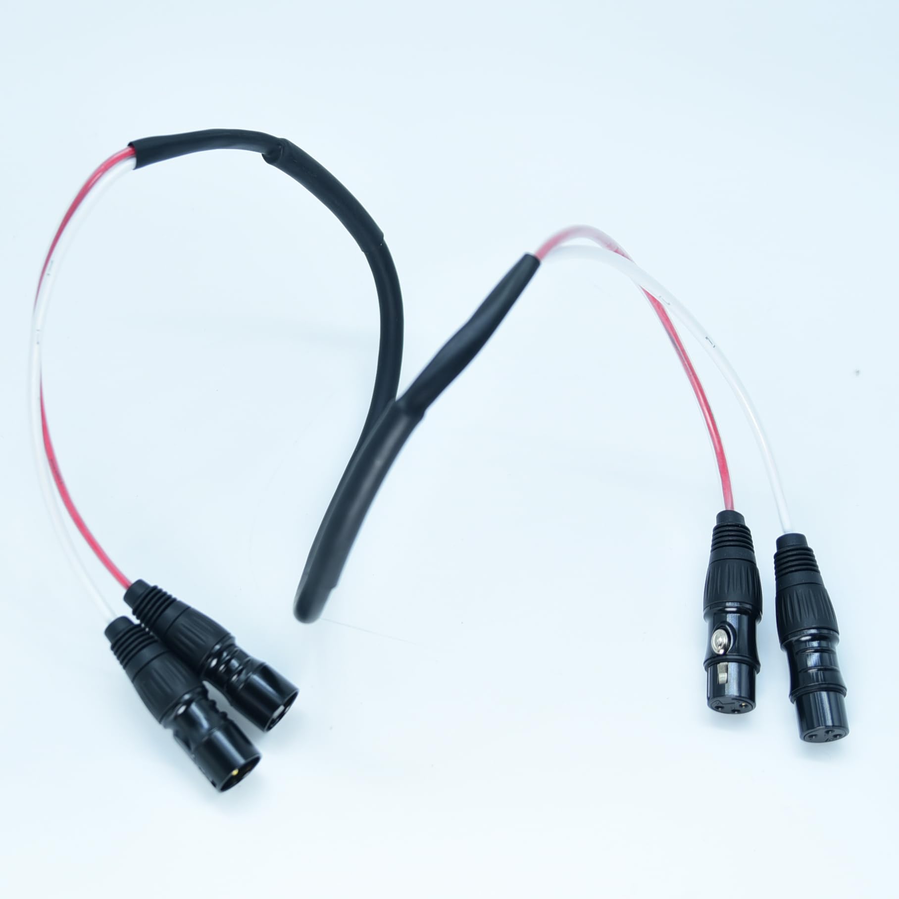Arklove 30ft Snake Cables Audio Balanced Patch XLR to XLR 2 Channel Connector Digital Splitter Microphones Stage & Studio Record