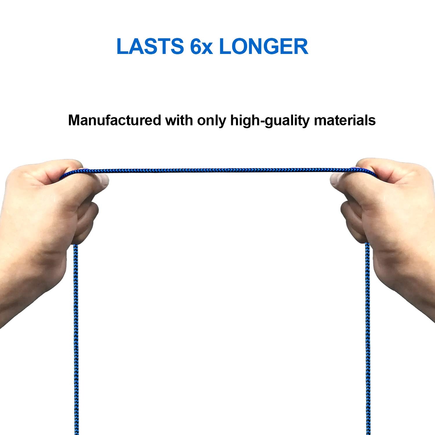 Cugunu Iphone Charger, 5 Pack 3/3/6/6/10Ft Apple Mfi Certified Usb Lightning Cable Nylon Braided Fast Charging Cord Compatible For Iphone 14/13/12/11/X/Max/8/7/6/5/Se/Plus/Ipad   Black Blue