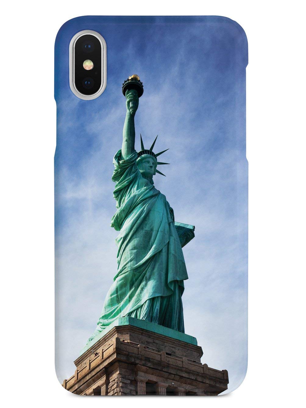 Inspired Cases   3D Textured Iphone X/Xs Case   Rubber Bumper Cover   Protective Phone Case For Apple Iphone X/Xs   Statue Of Li