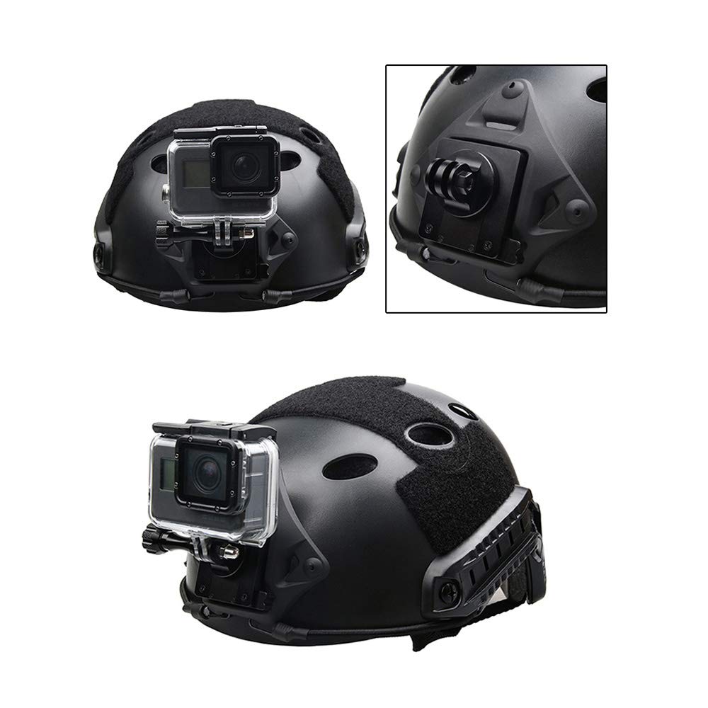 Hyfan Nvg Tactical Helmet Accessories Front Bracket Mount For Fast Mich Action Camera (Aluminum Alloy)