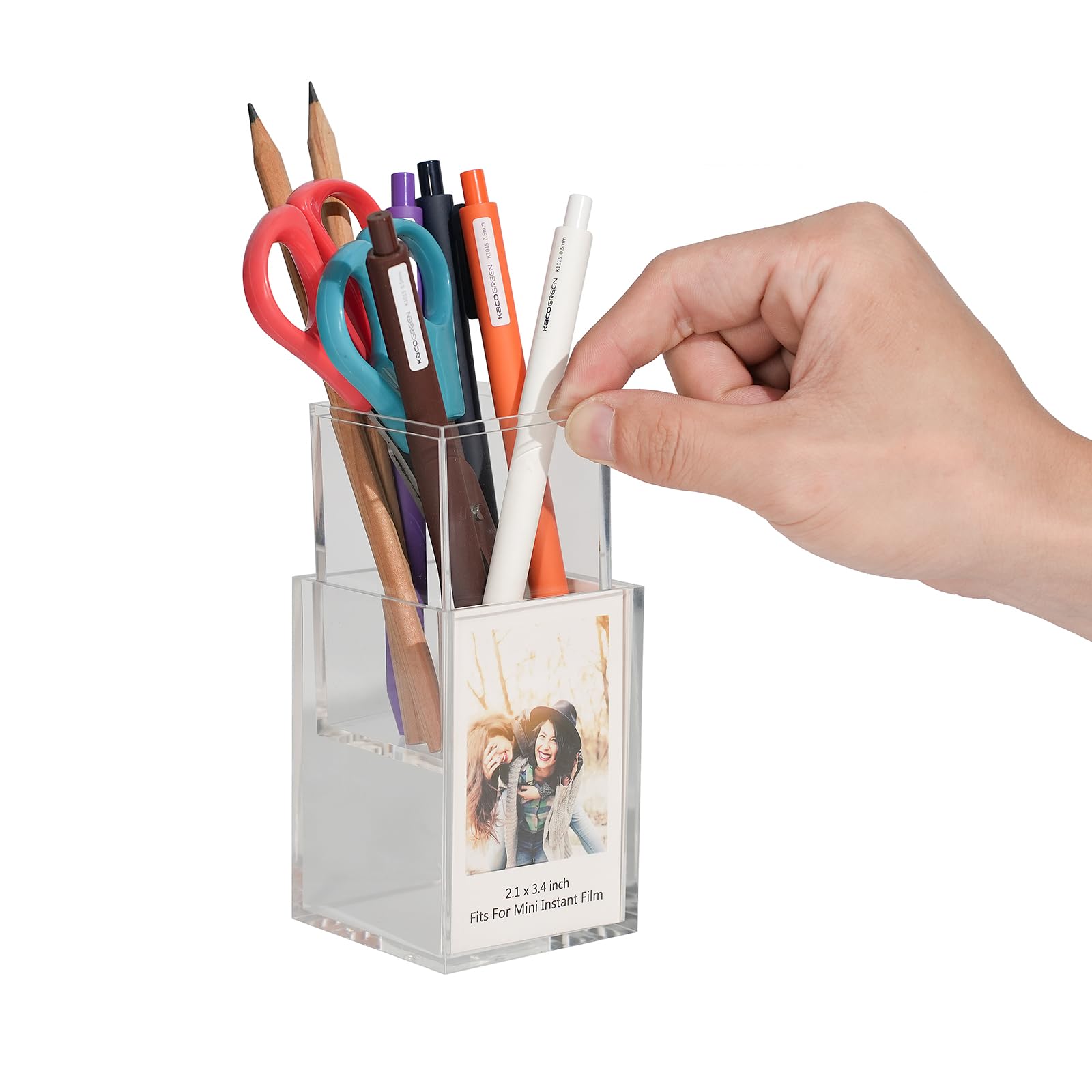 Goldbarley Instax Mini 2X3 Polaroid Photo Acrylic Frame,Small Picture Mini Cute Display Holder For Fujifilm Instax Mini 3 Inch P