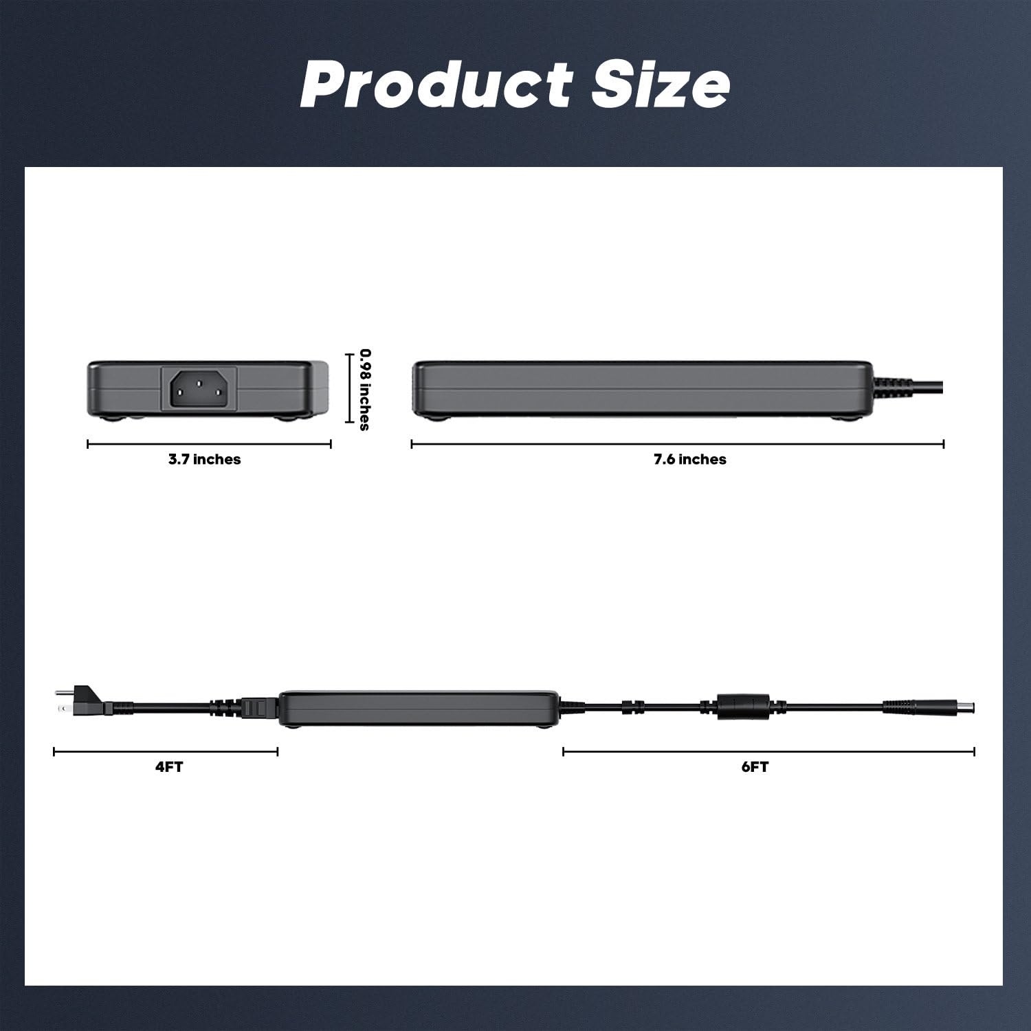 Slim 240W Ac Adapter Charger For Pa 9E Dell Alienware 13 15 17 M17X M18X X51 M15 M17 Area 51M R2 G3 G5 G7 Precision M6800 M6700 M6600 M6500 M6400 Ga240Pe1 00 J211H U896K Laptop Power Supply Cord