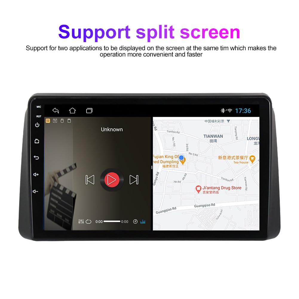 Android 12 Car Radio Stereo For Dodge Grand Caravan 2011 2020 For Chrysler Grand Voyager 2011 2015, Biorunn 9'' 4 Core Wireless