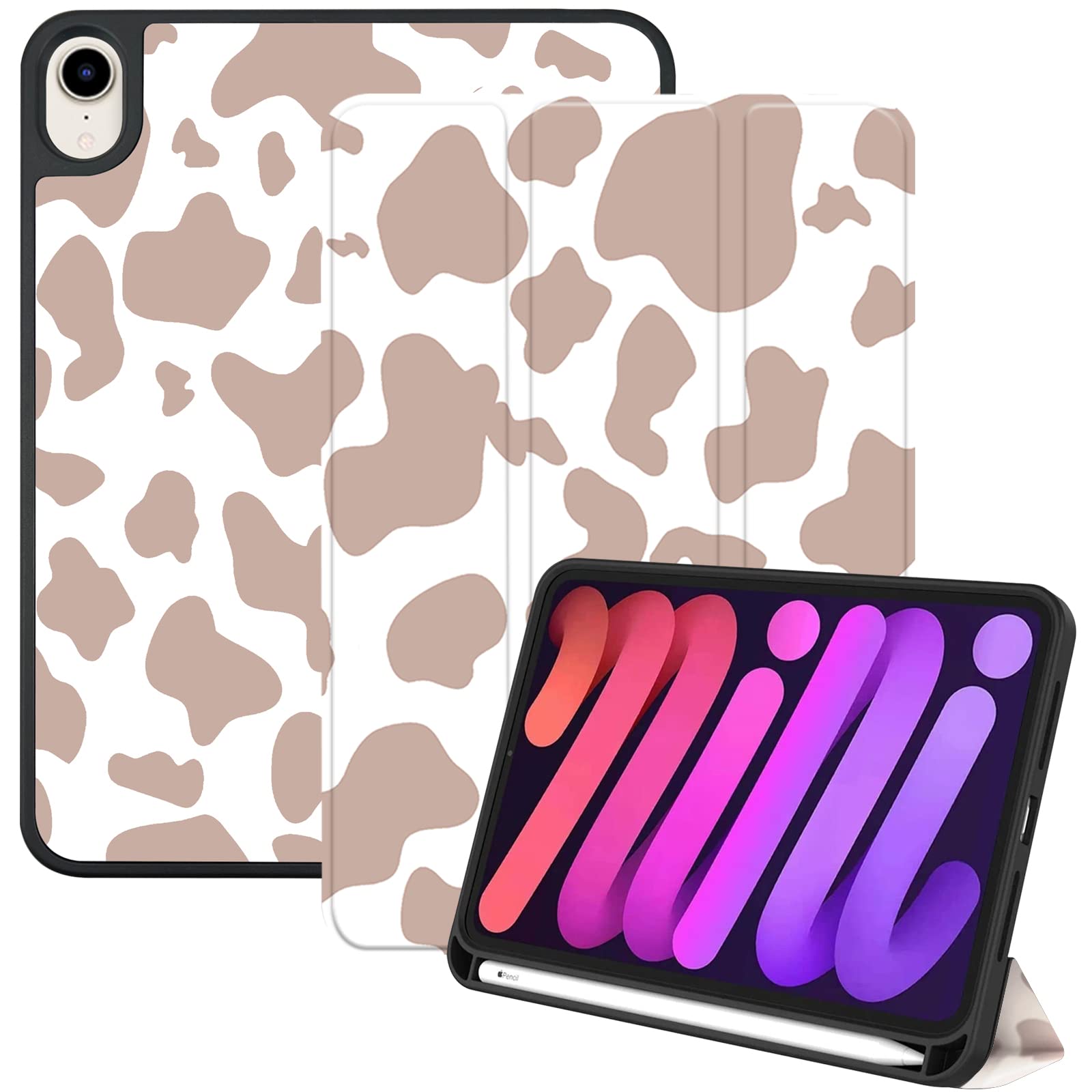 Deokke Compatible With Ipad Mini 7 Case(A17 Pro) 2024 Ipad Mini 6 Case 8.3 Inch 2021,Ipad Mini 7Th/6Th Generation Case With Penc