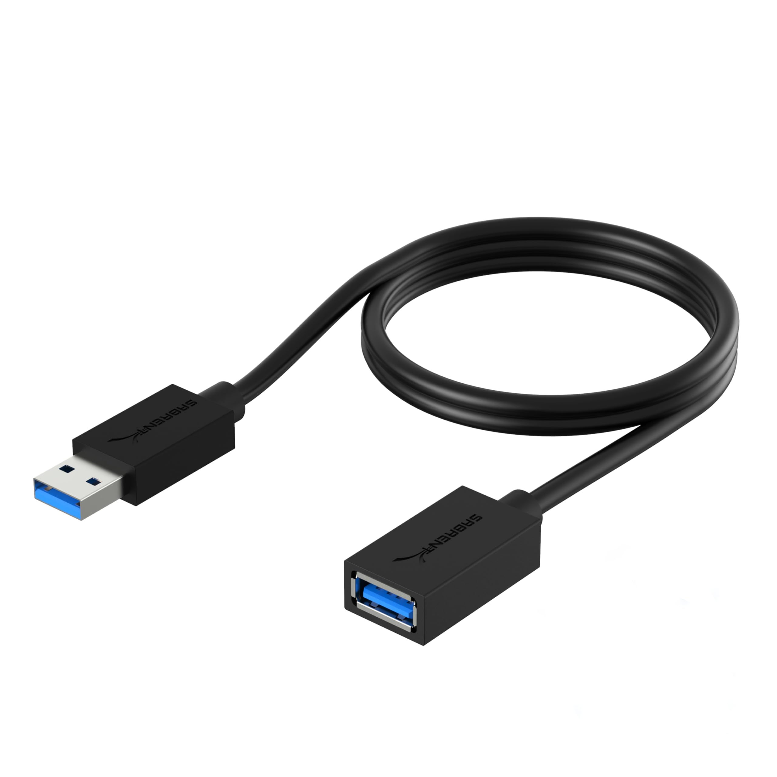 Sabrent 22Awg Usb 3.0 Extension Cable A Male To A Female [Black] 3 Feet (Cb 3030)