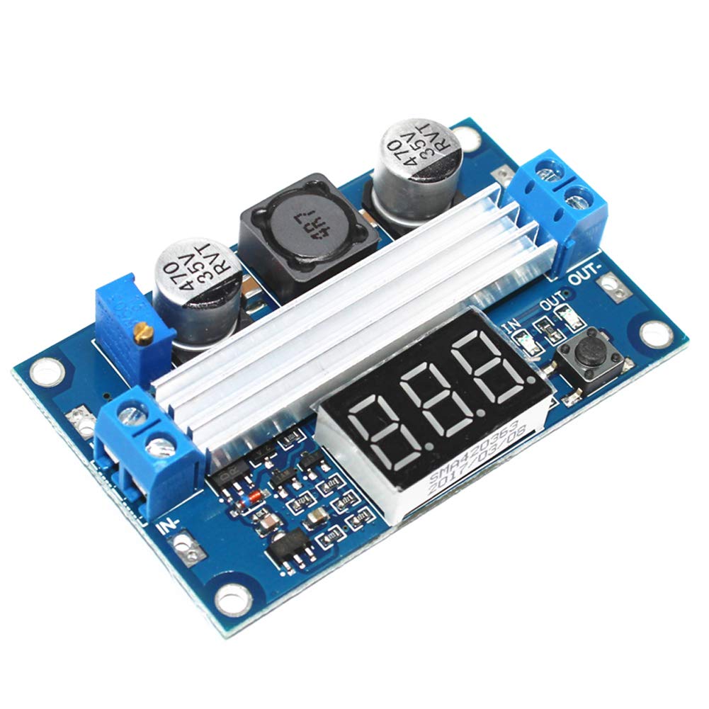 Onyehn Dc Dc Boost Voltage Converter Module,100W High Power Adjustable Output 3.5 35V Power Regulator Board Ltc1871 With Led Vol