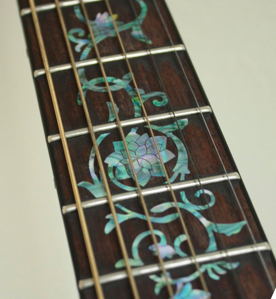 Jockomo Oriental Flower Avalon Mix Guitar Inlay Sticker