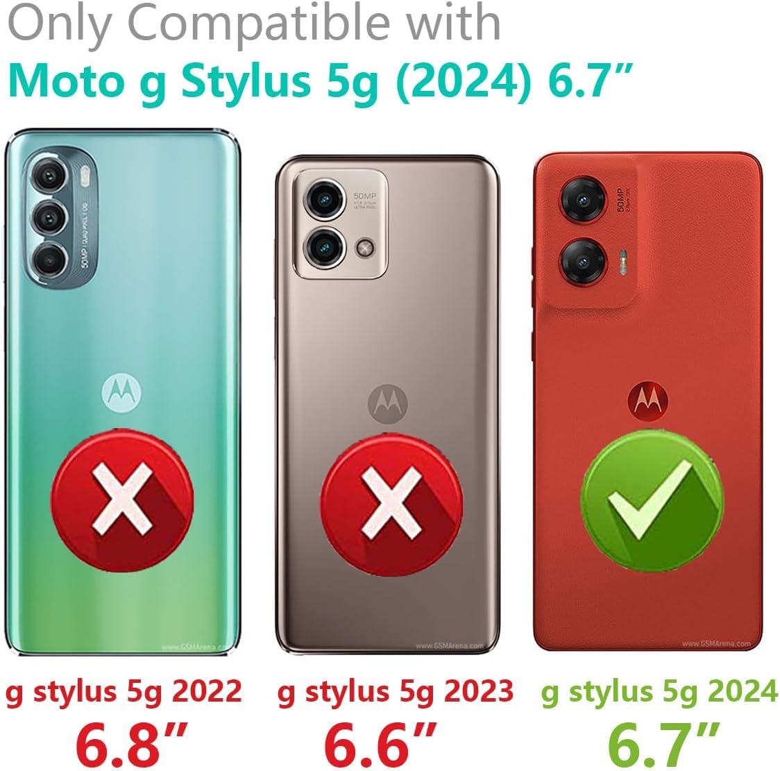 Leleyun Case For Motorola Moto G Stylus 5G 2024 6.7, Colorful Retro Oil Painting Printed Flower Cute Pattern With Glitter Gem Ph