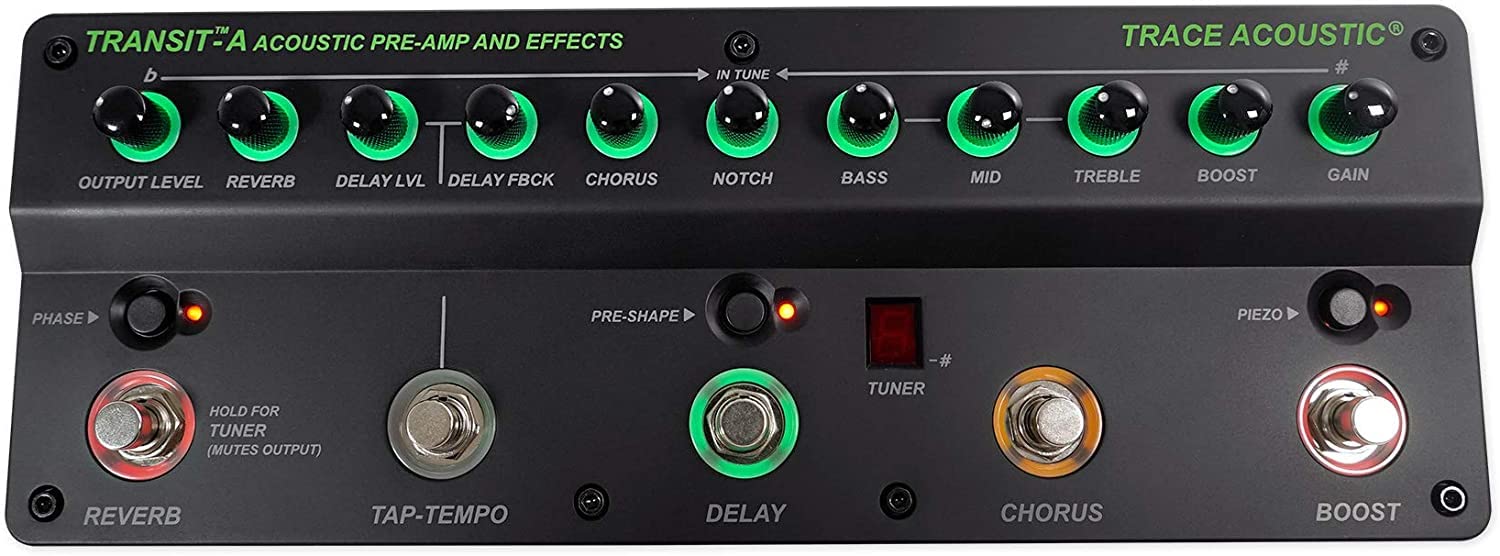 Trace Elliot Transit A Acoustic Guitar Preamp And Effects Pedal