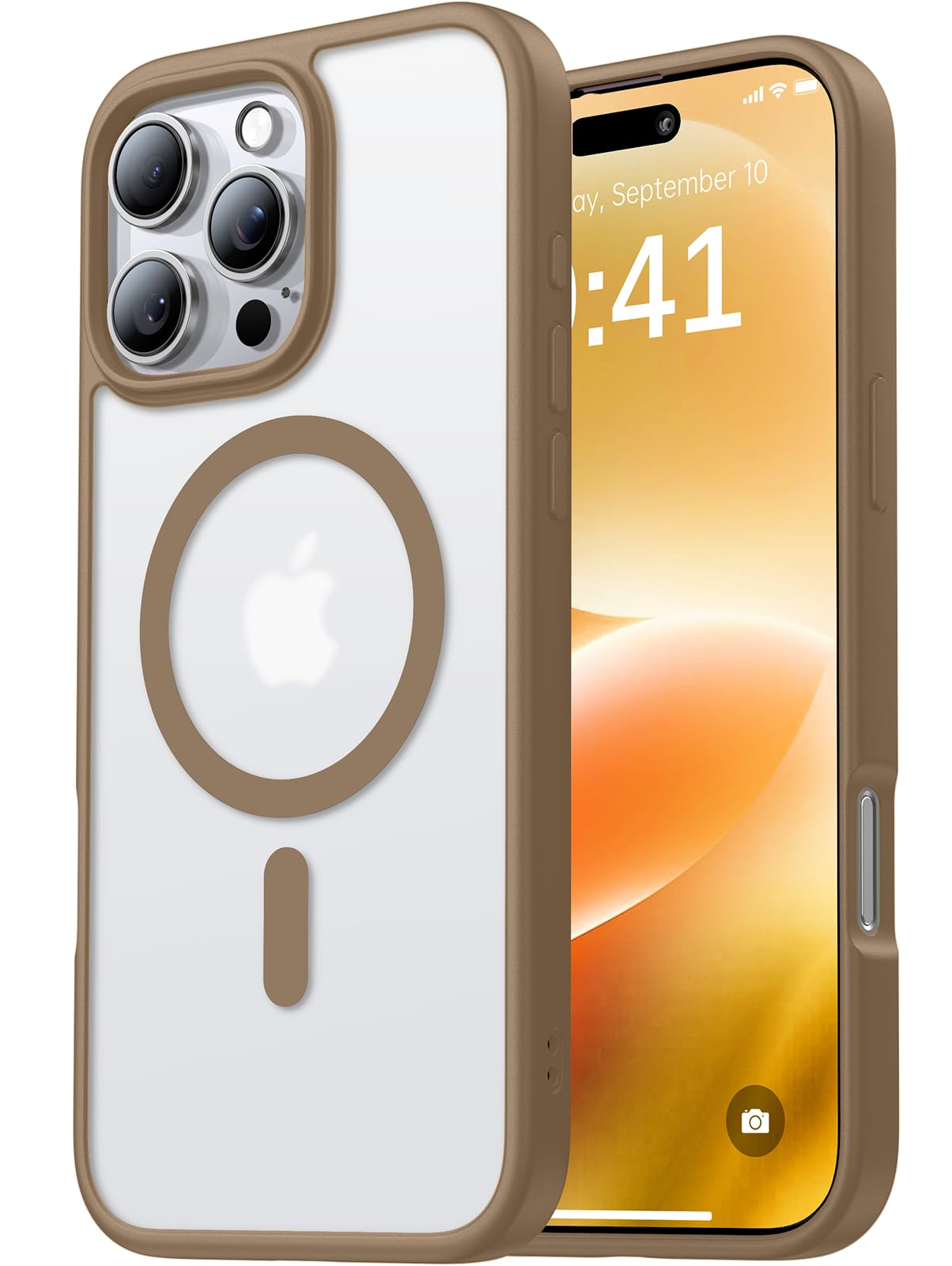 Aulofe Magnetic Shockproof For Iphone 16 Pro Max Case, Skin Friendly[Compatible With Magsafe] [Military Grade Drop Protection]Sh