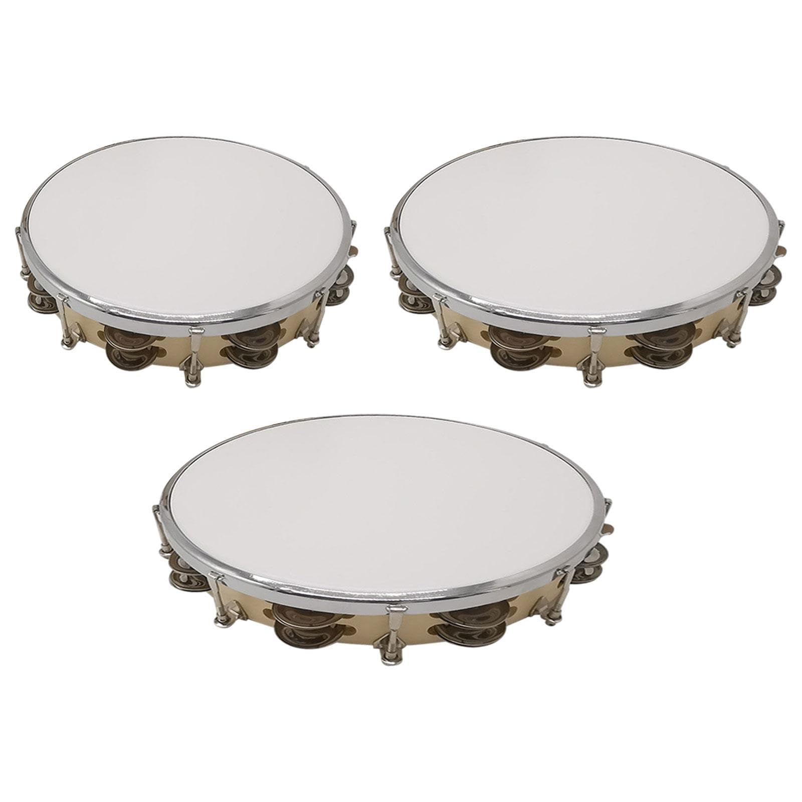 CALANDIS Tambourine Gift Accessories Hand Drum for Kids and Adults Dance Photo Taking 20 cmx5.5 cm | Tambourines | Hand Percussi