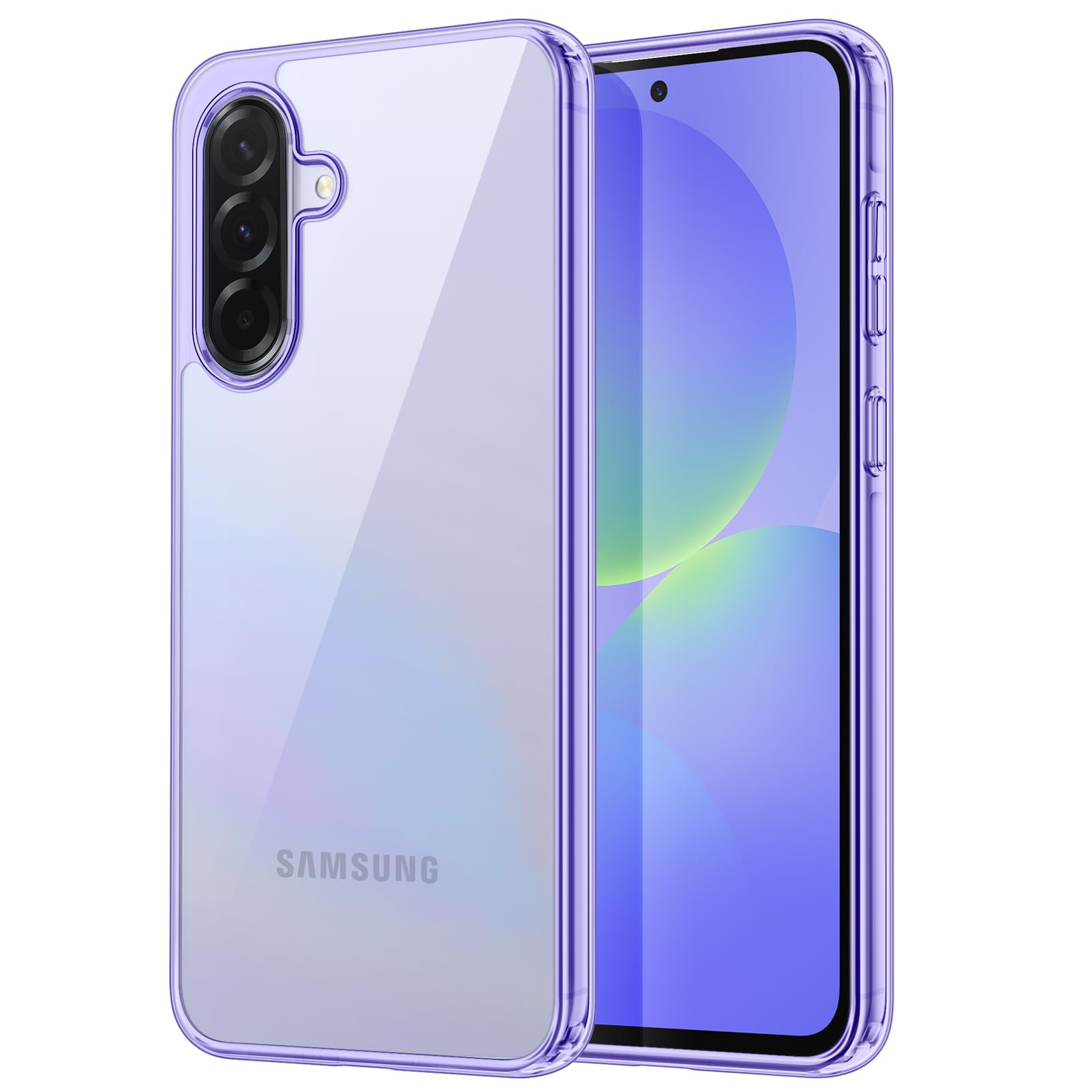 JETech Case for Samsung Galaxy A36 5G, Non-Yellowing Shockproof Bumper Protective Phone Cover, Anti-Scratch Hard PC Back (Lavend