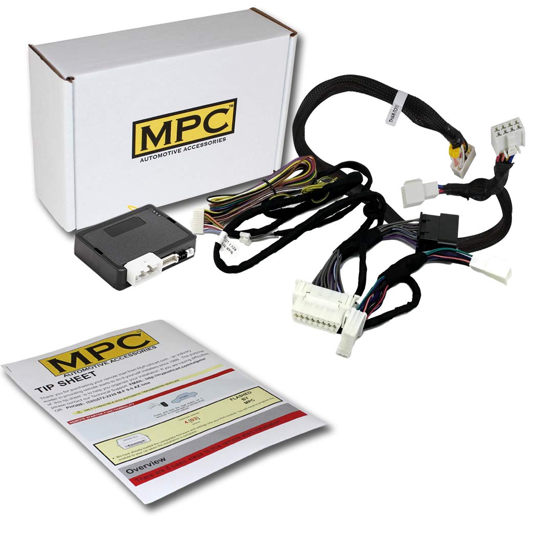 Mpc Remote Start Kit For 2014 2019 Toyota Corolla || H Key Only || Semi Plug N Play Harness || Press Oem Key Fob 3X Lock To Star