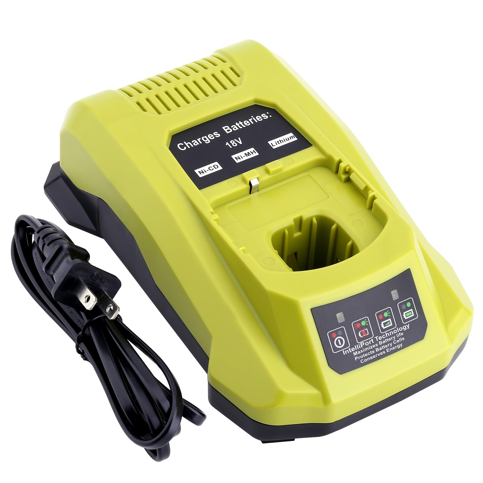 Kotoate P117 Replacement For Ryobi 18V Battery Charger P117 Dual Chemistry Charger P118 Compatible With Ryobi 18V One+ Lithium &