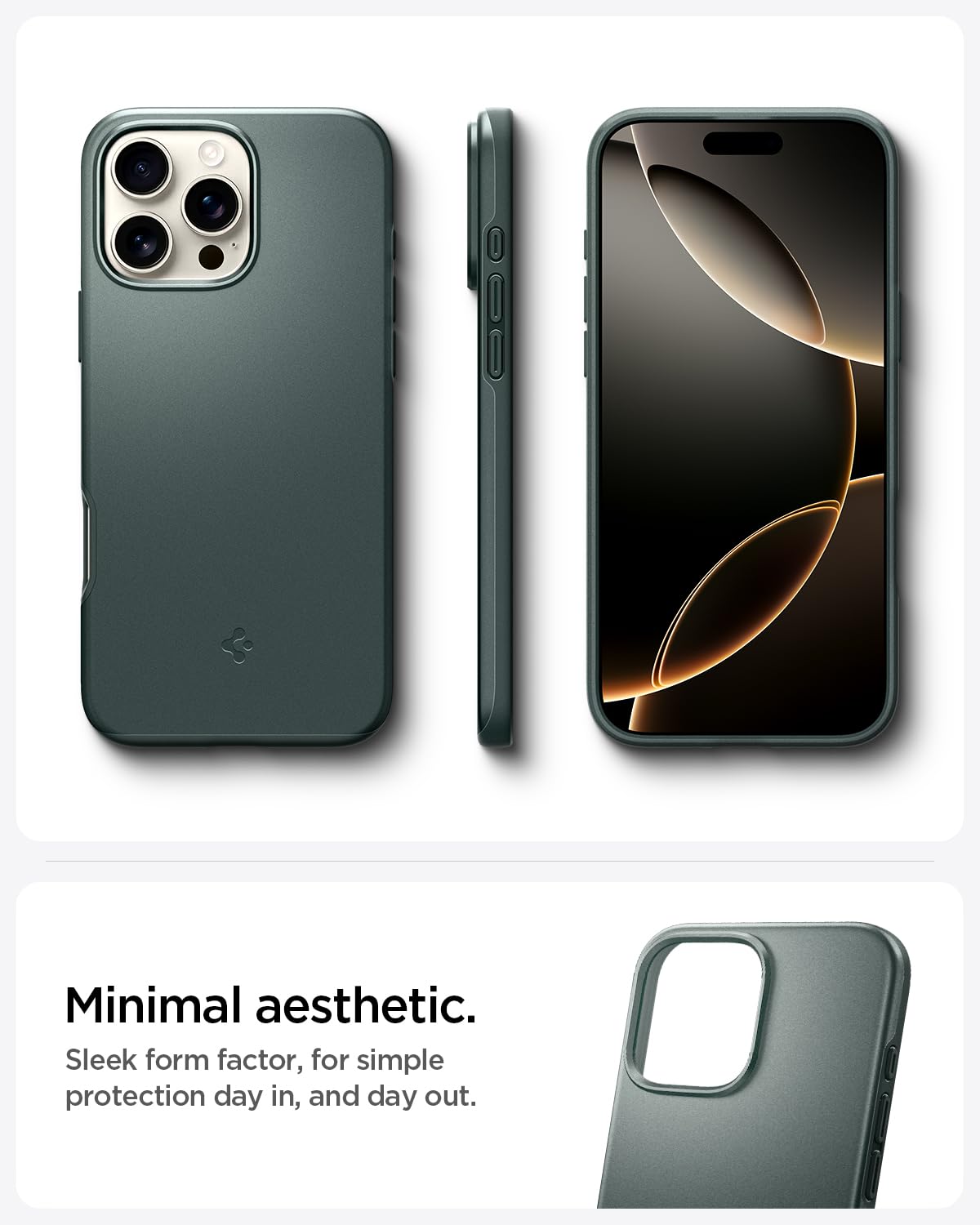 Spigen Thin Fit Magfit Designed For Iphone 16 Pro Max Case [Hard Shell] [Military Grade Protection] Compatible With Magsafe   Ab