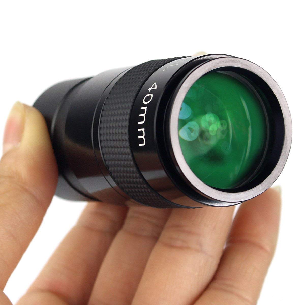 Svbony Telescope Eyepiece 40Mm 1.25 Inches Plossl Telescope Lens Fully Multi Green Coated Metal 40 Degree Apparent Field 4 Eleme