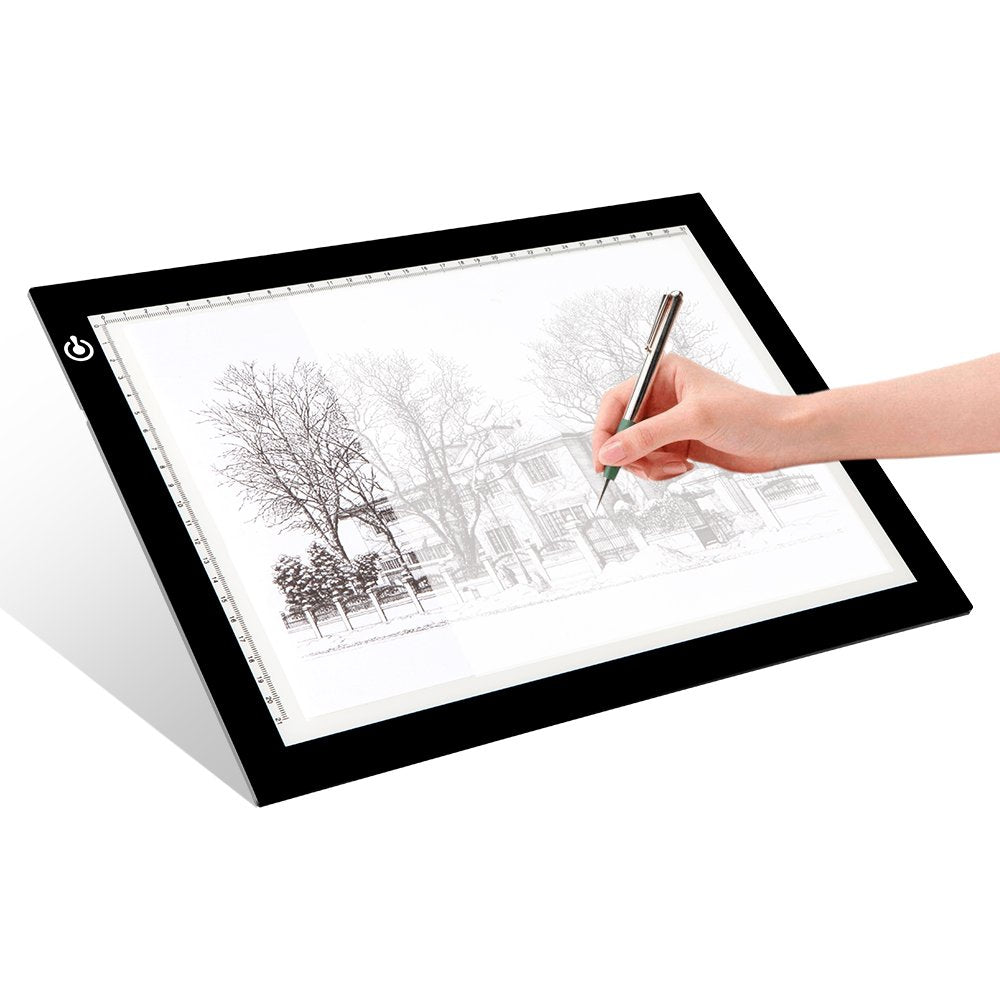 Litenergy A4 Led Copy Board Light Tracing Box, Ultra Thin Adjustable Usb Power Artcraft Led Trace Light Pad For Tattoo Transferr