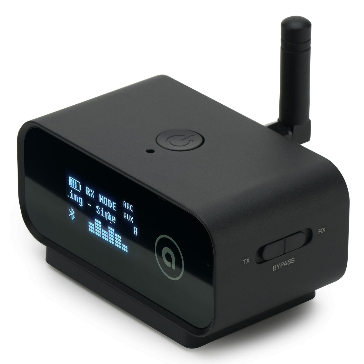 Auris Blume Duo Hifi Bluetooth 5.0 Music Tv Transmitter & Receiver Long Range Wireless Adapter | Audiophile Dac, Ldac, Aptx Hd/Ll, Display, Battery & Optical Aux Output Input For Stereo Amplifier Car