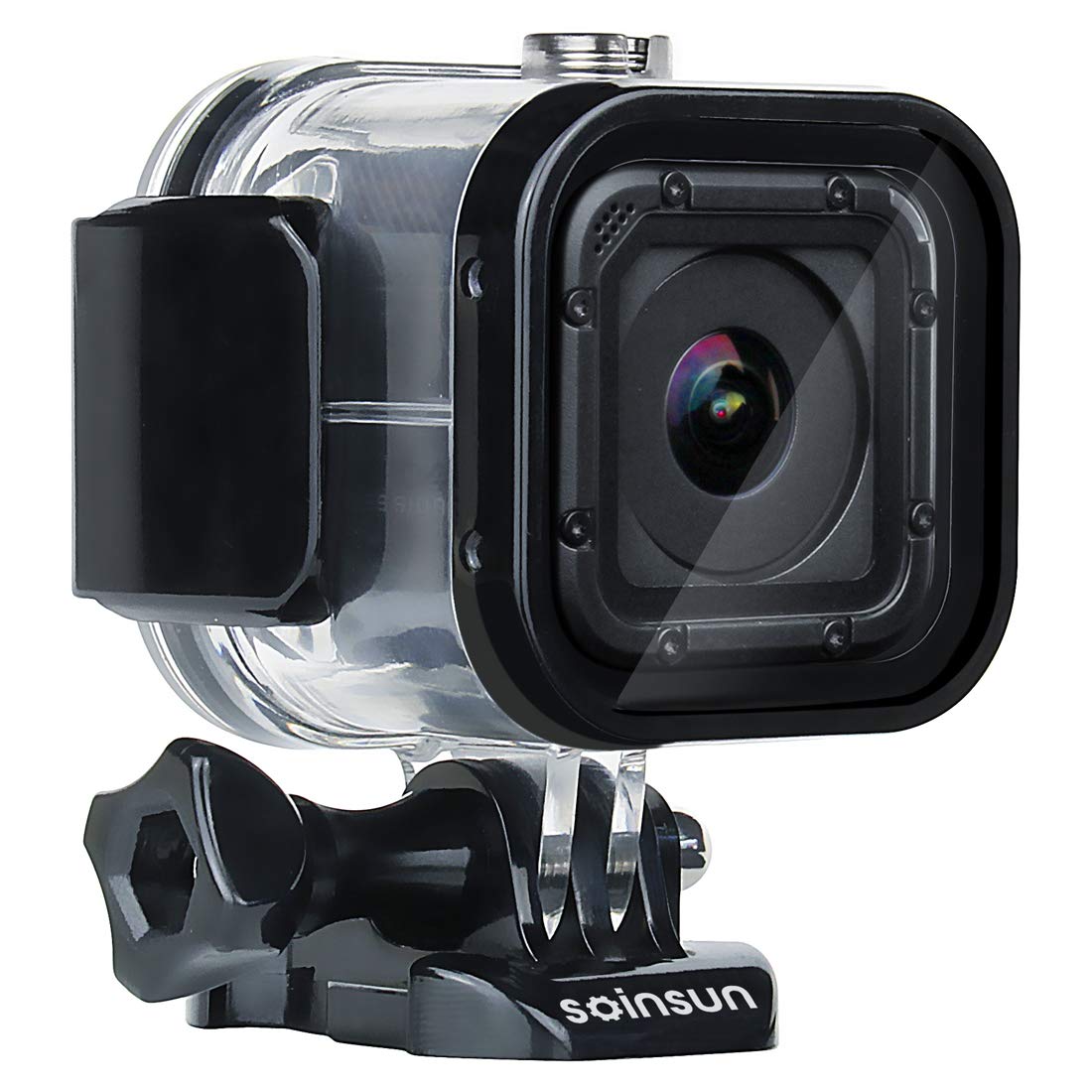 Soinsun 60M Waterproof Dive Housing Case With Bracket Accessories For Gopro Hero 5 Session Hero 4 Session Hero Session Cameras
