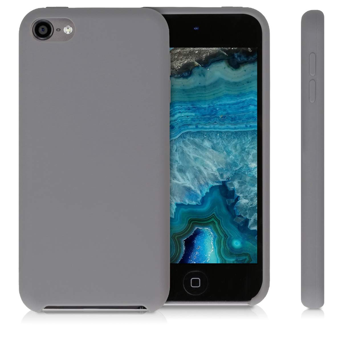 Rubberized Tpu Case For Apple Ipod Touch 6G / 7G (6Th And 7Th Generation)   Stone Dust