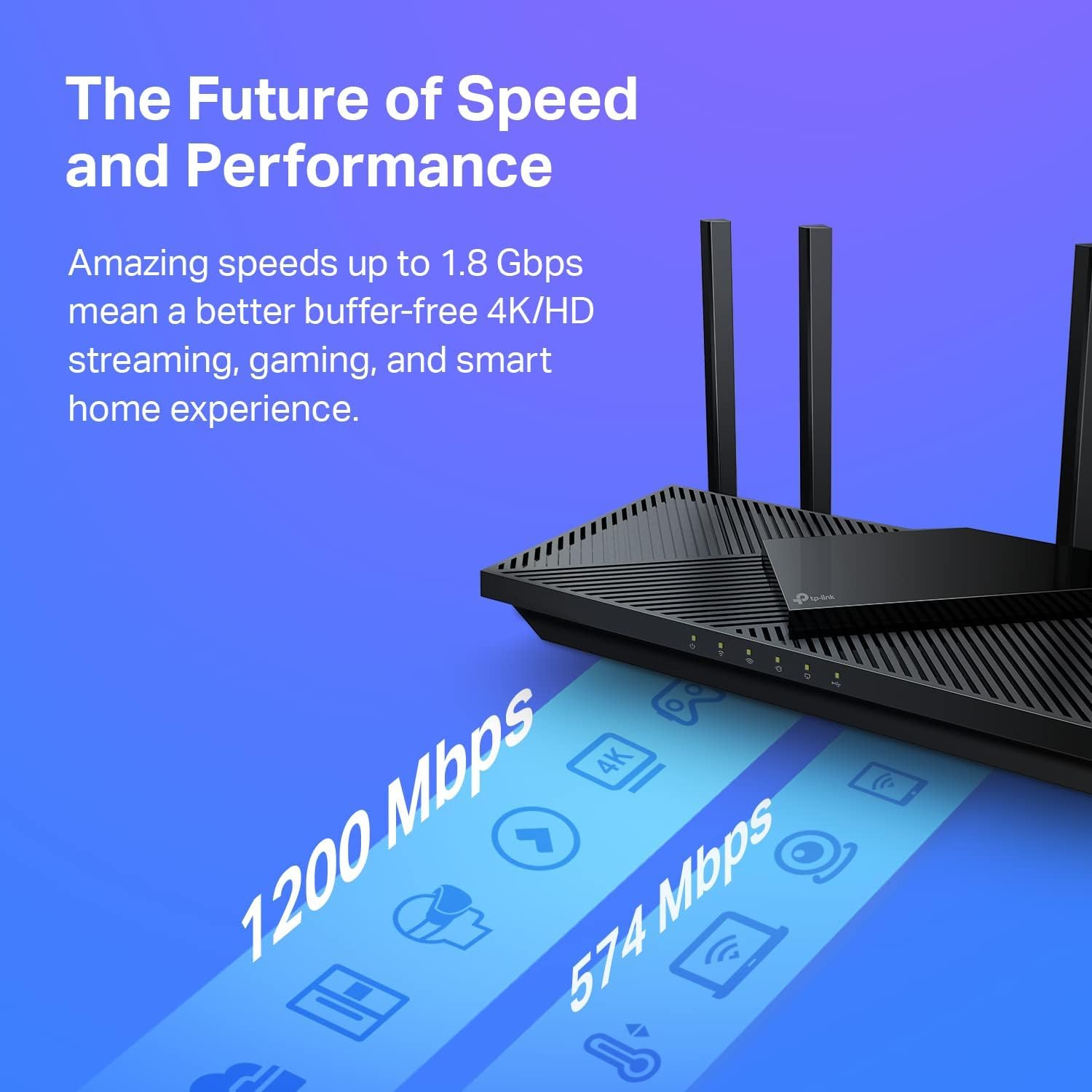 Tp-Link Ax1800 Wifi 6 Router V4 (Archer Ax21) - Dual Band Wireless Internet Router, Gigabit Router, Easy Mesh, Works With Alexa