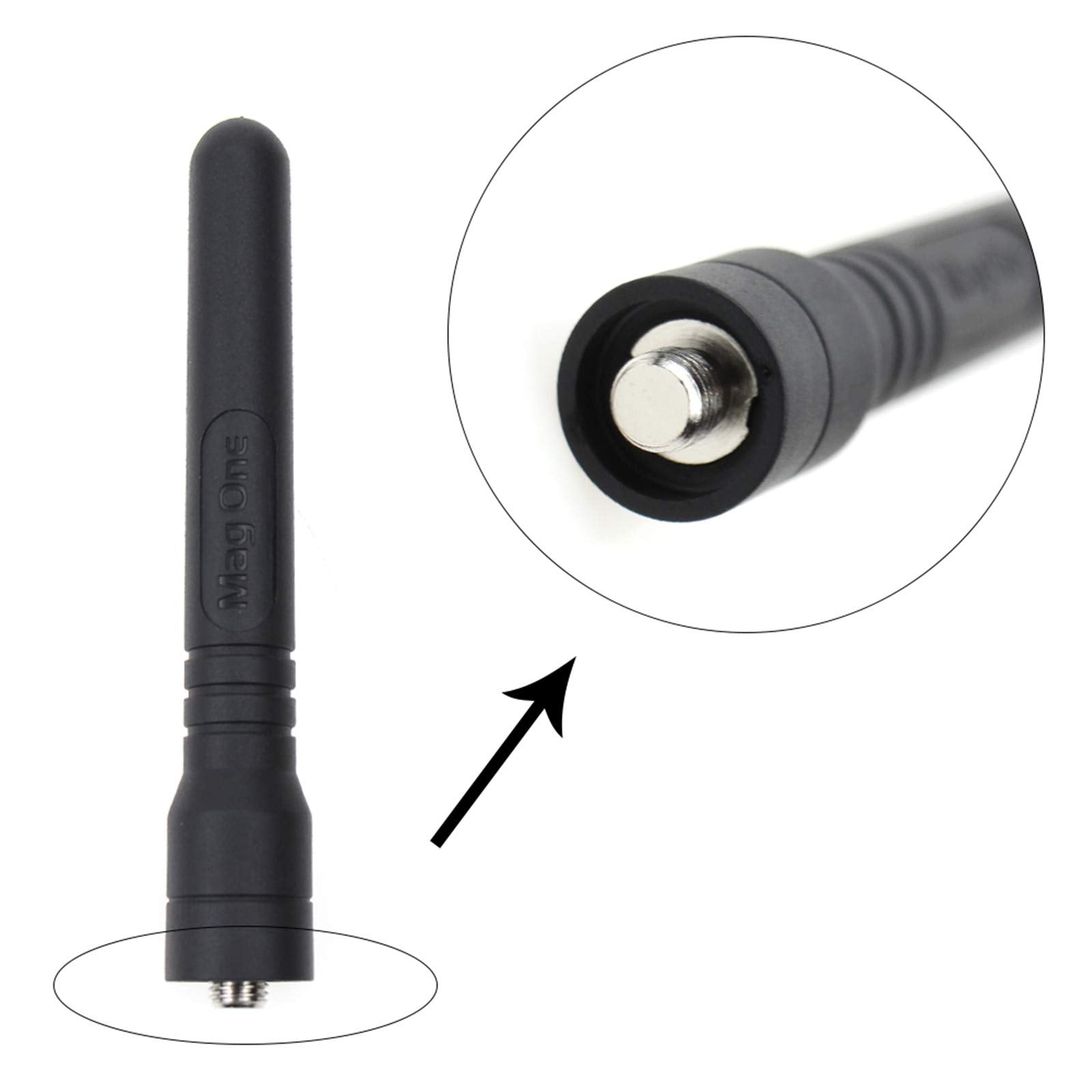 2 Pack Uhf 400 470 Mhz Standard Antenna For Motorola Mag One Bpr40 A8 Radio