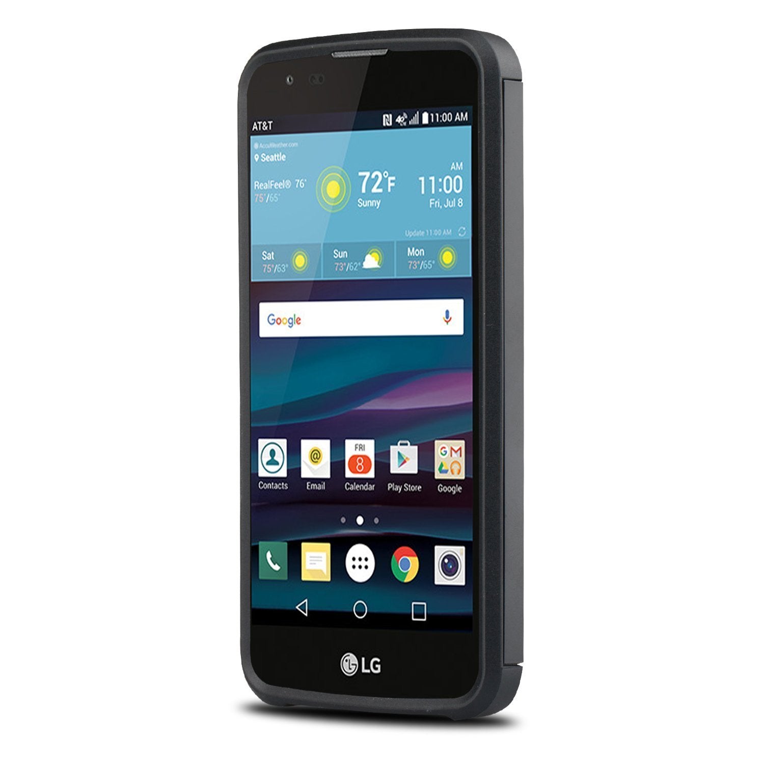 J&D Case Compatible For Lg Phoenix 2 / Lg Escapte 3 / Lg K8 2016 Case, Heavy Duty Dual Layer Hybrid Shock Proof Protective Rugge