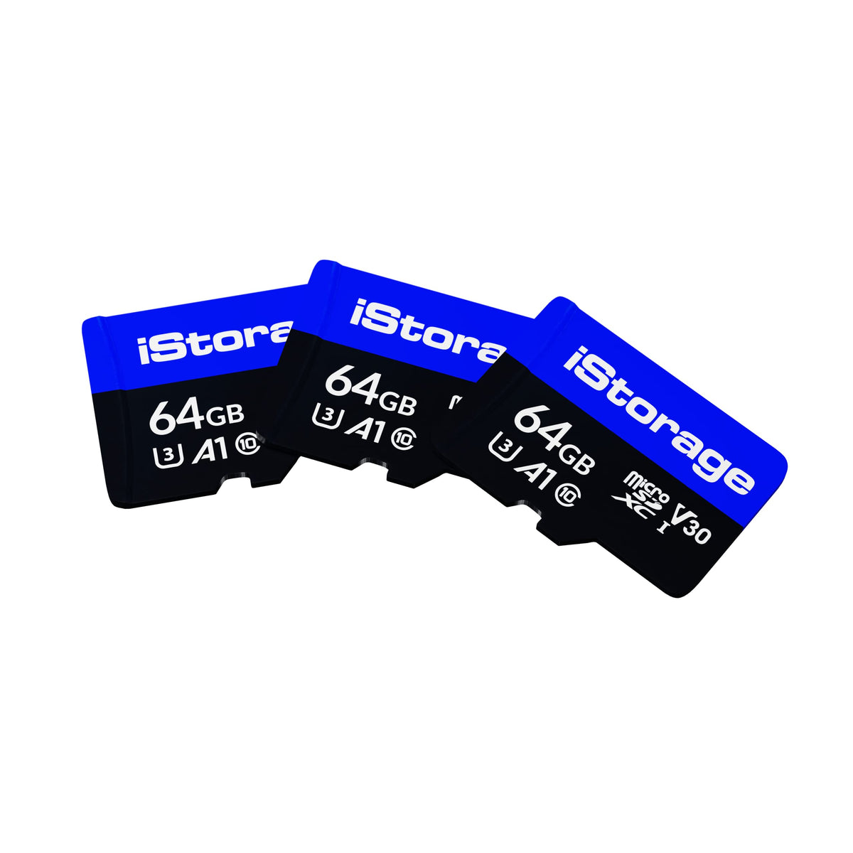 3 Pack Istorage Microsd Card 64Gb Encrypt Data Stored On Istorage Microsd Cards Using Datashur Sd Usb Flash Drive Compatible Wit