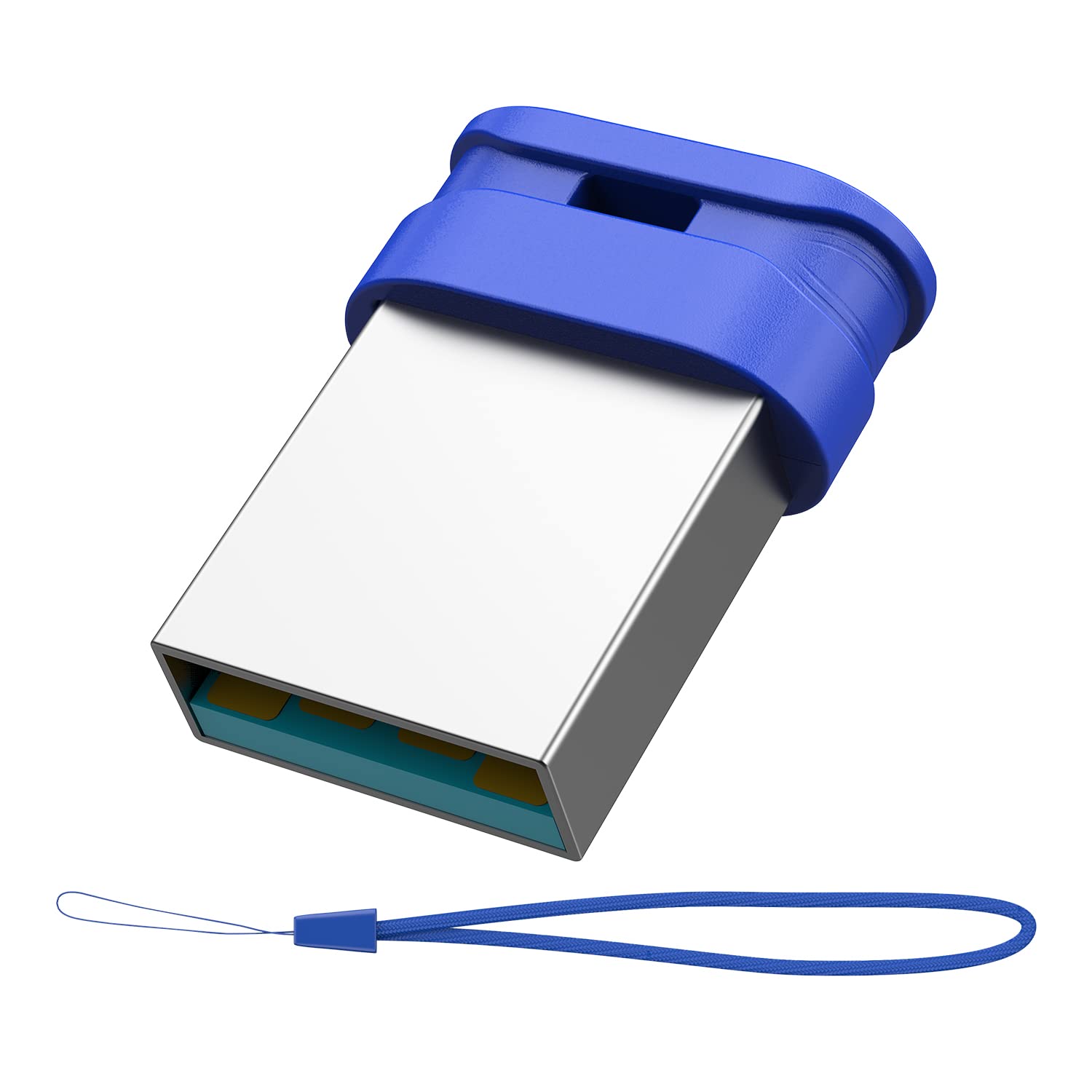 K&Zz 128Gb Flash Drive 128Gb Usb 3.0 Flash Memory Stick Drive With Lanyard Ultra High Speed Mini 128 Gb Usb Drive Thumb Drive Usb Stick For Pc/Laptop, Blue