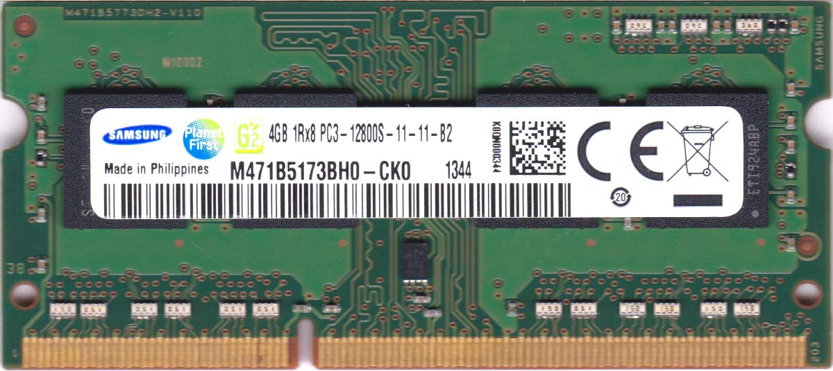 Samsung M471B5173Bh0 Ck0 4Gb Pc3 12800 Ddr3 1600 204Pin Sdram Sodimm