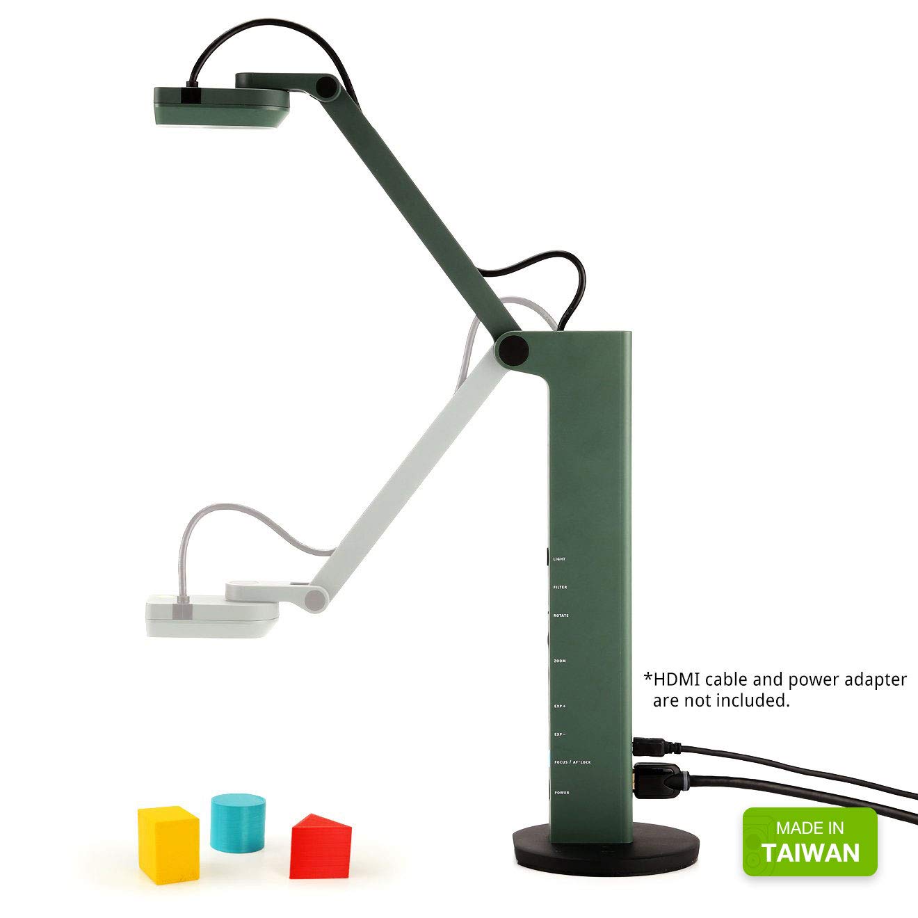 Ipevo Vz-R Hdmi/Usb Dual Mode 8Mp Document Camera - Mac Os, Windows, Chromebook Compatible For Live Demo, Web Conferencing, Remo