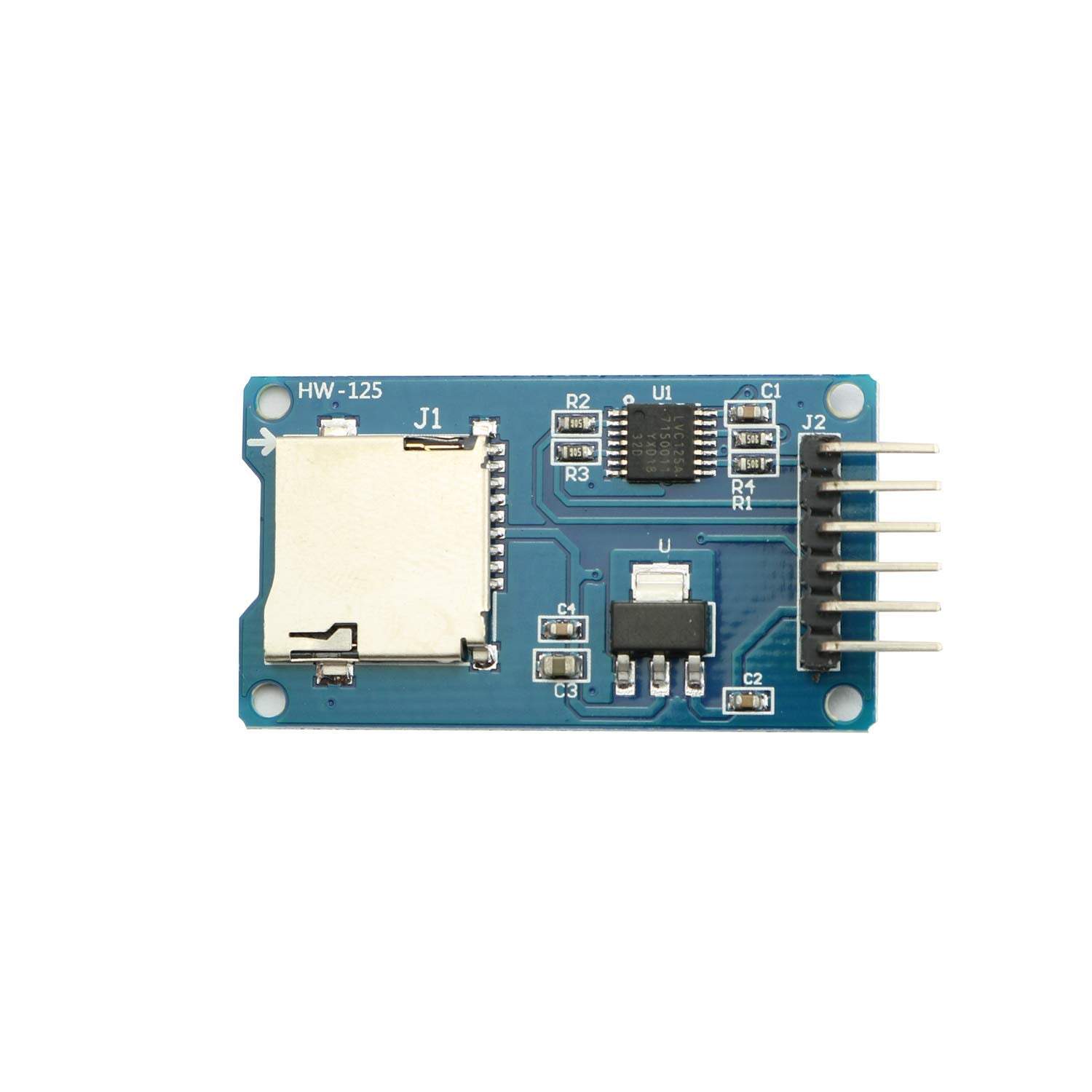 Maxmoral 2Pcs Micro Sd Storage Board Memory Shield Expansion Module 6 Pin Spi Interface Mini Tf Card Adapter Reader