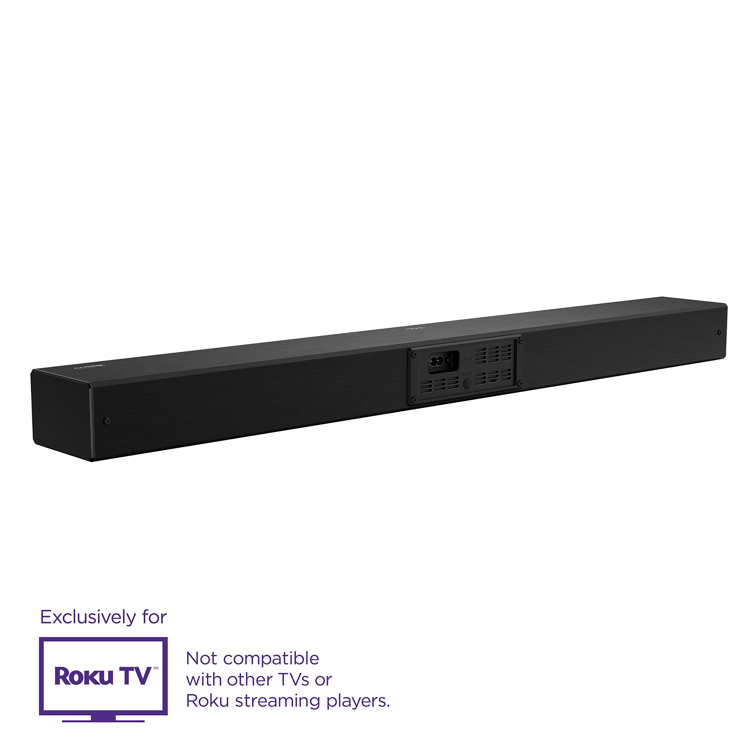 Tcl Alto R1 Wireless 2.0 Channel Sound Bar For Roku Tv, Bluetooth,Wifi Tsr1-Na 31.5-Inch, Bass_Boost, Flat, Black