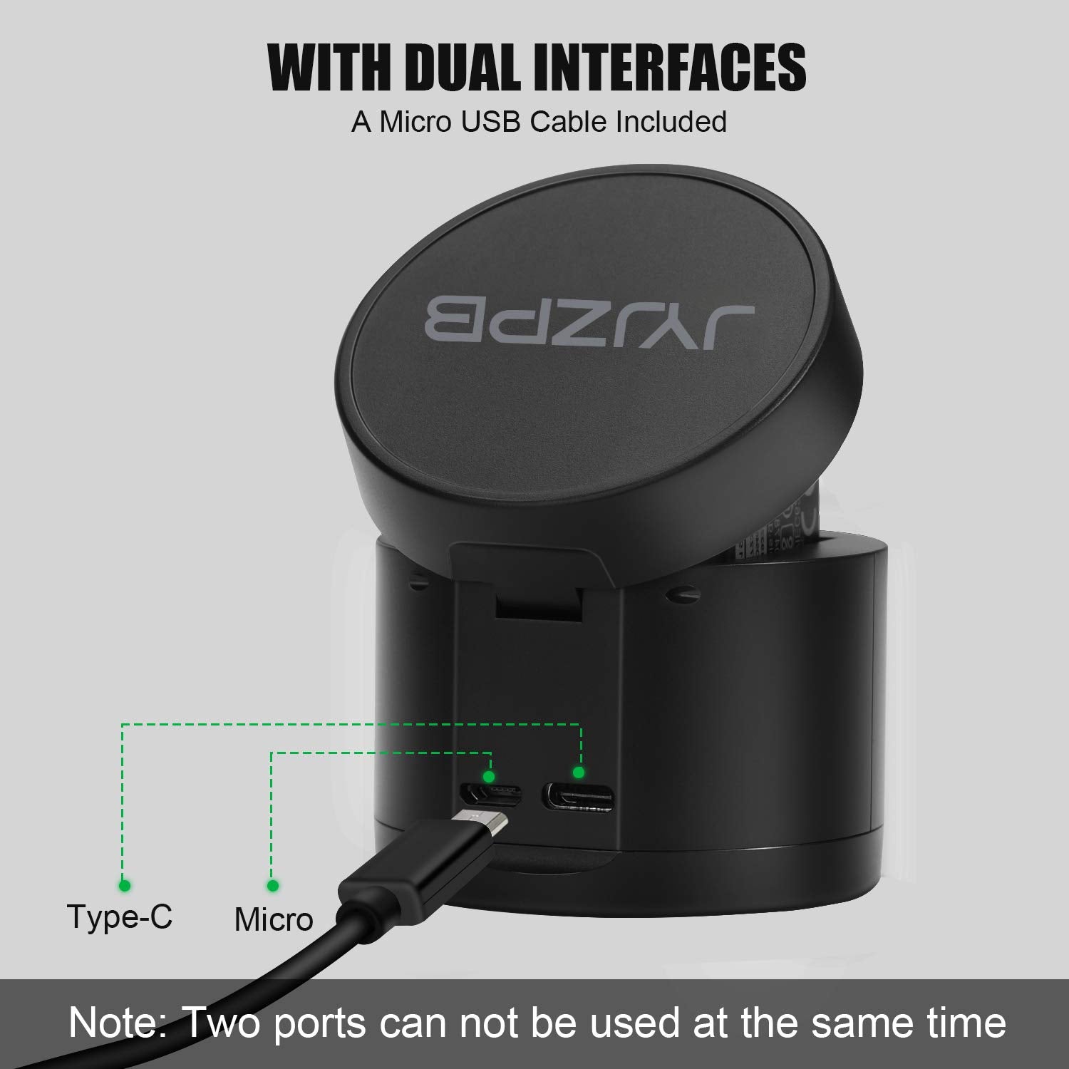 Jyjzpb Triple Battery Charger Compatible For Gopro Hero 8 Hero 7 Hero 6 Hero 5 Gopro 2018 Battery(Batteries Not Include)