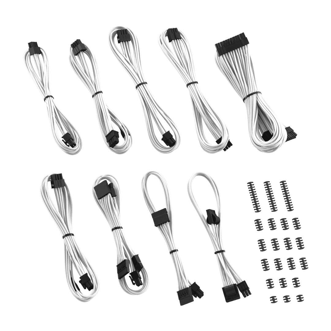 Cablemod Rt Series Classic Modflex Sleeved Cable Kit For Asus/Seasonic/Phanteks Revolt (White)