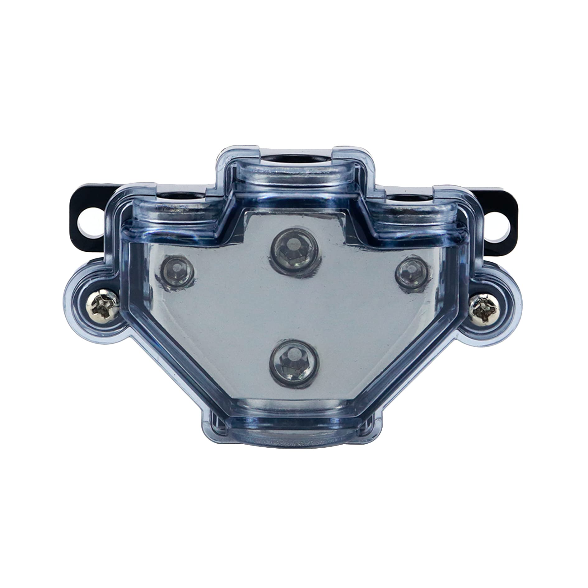 S Sydien 1Pc Distribution Block 1 In 3 Ways Out Power Distribution Block Car Audio 1X4 Gauge Input 3X8 Gauge Output Ground Distr