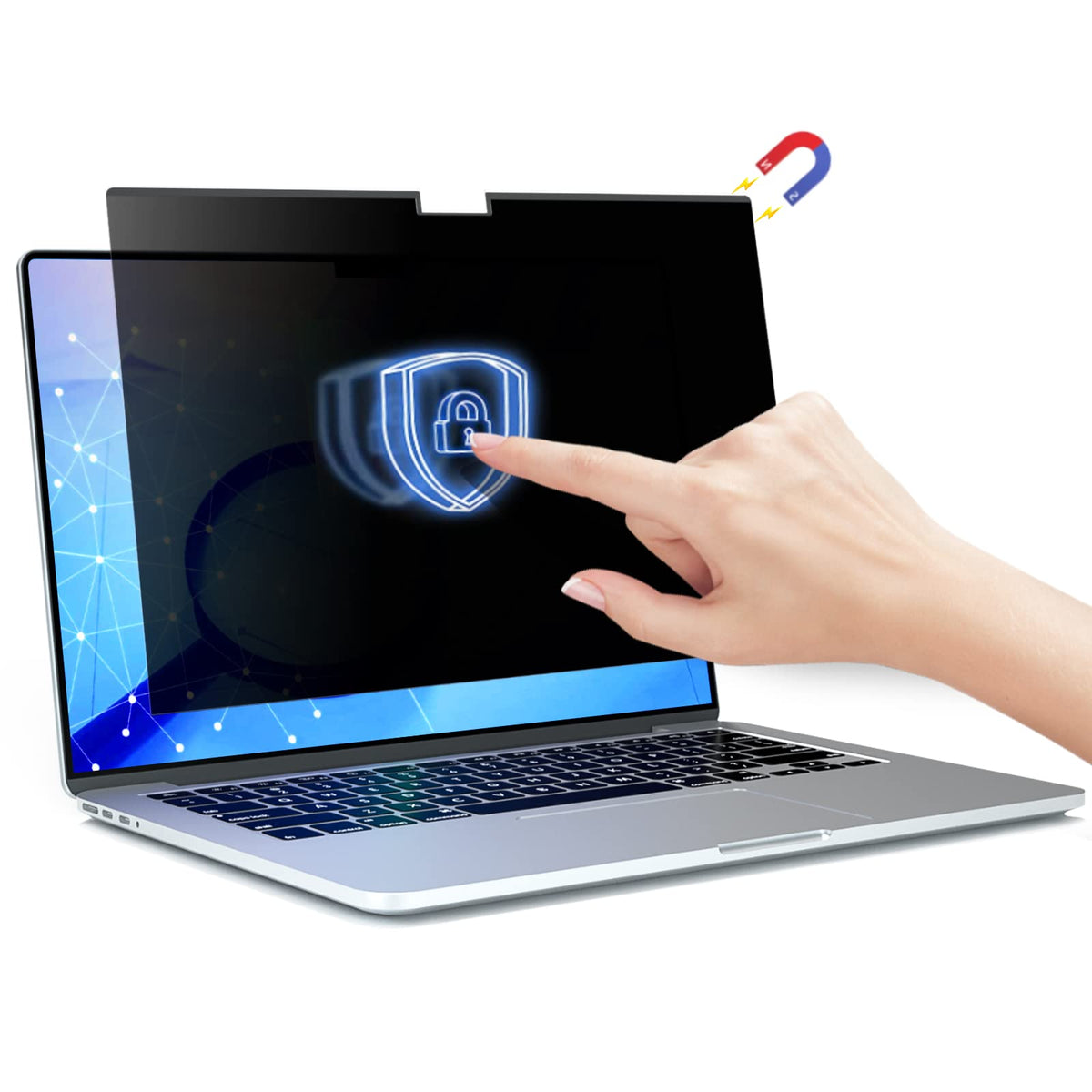 Macbook Pro 14 Privacy Screen, Magnetic Removable Privacy Screen Compatible With Macbook Pro 14 Inch 2021~2023 (M3 /M2/M1 Chip/A