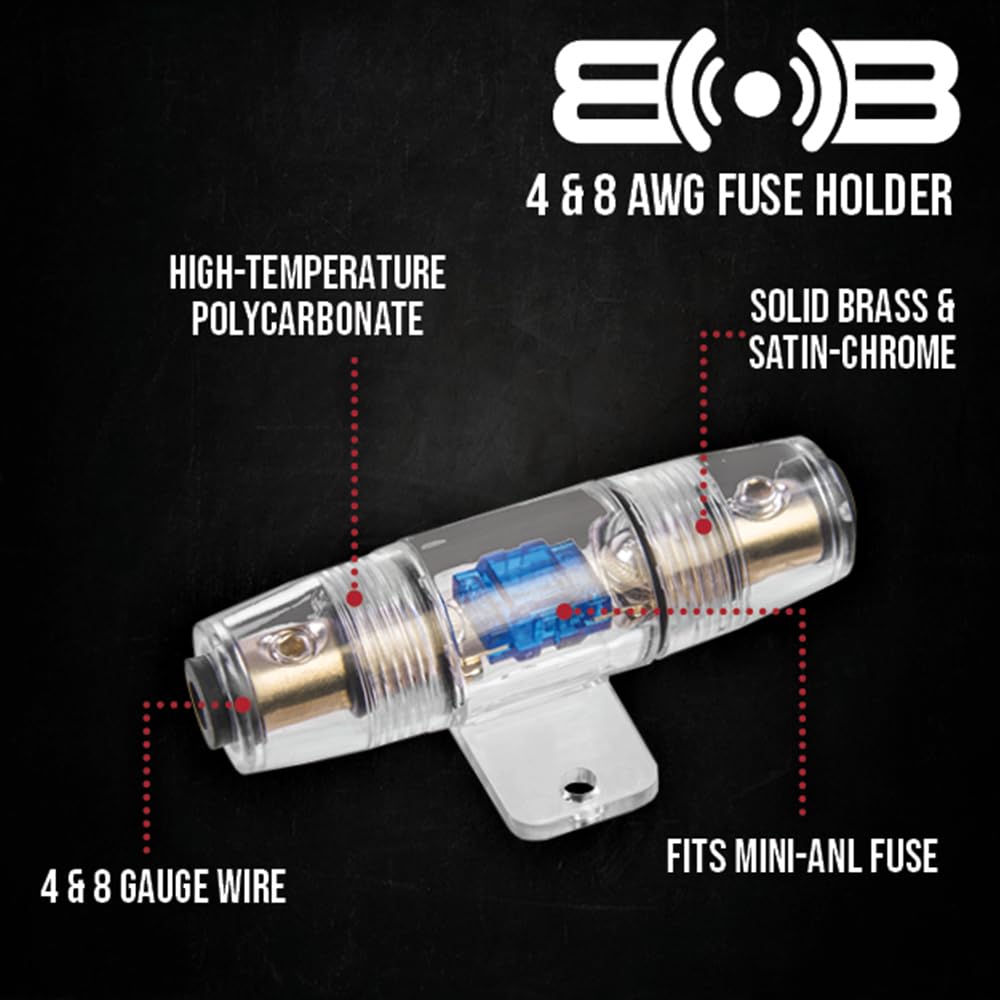 Belva True 4 Gauge Awg Premium Cca Complete Amplifier Wiring Kit With Ofc 2 Channel Rca Cable   Bak42 Red